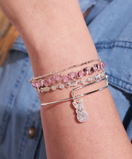 PEEPS® Crystal Bunny Bangle