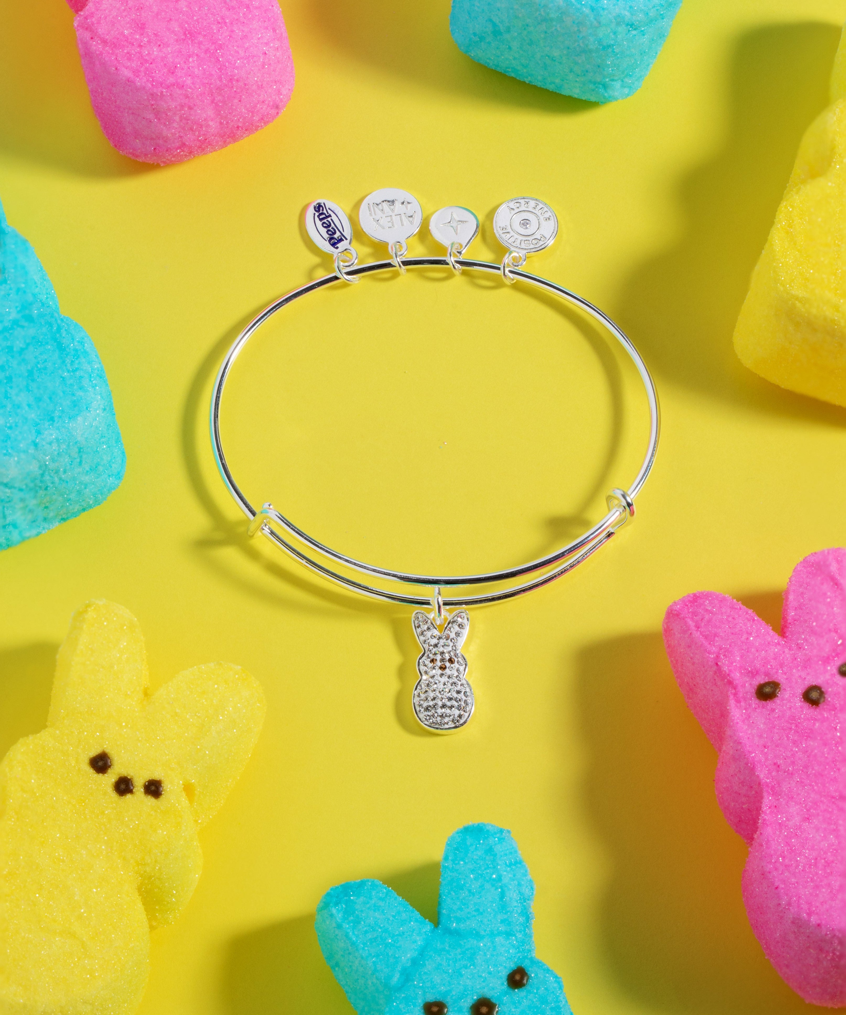 PEEPS® Crystal Bunny Bangle