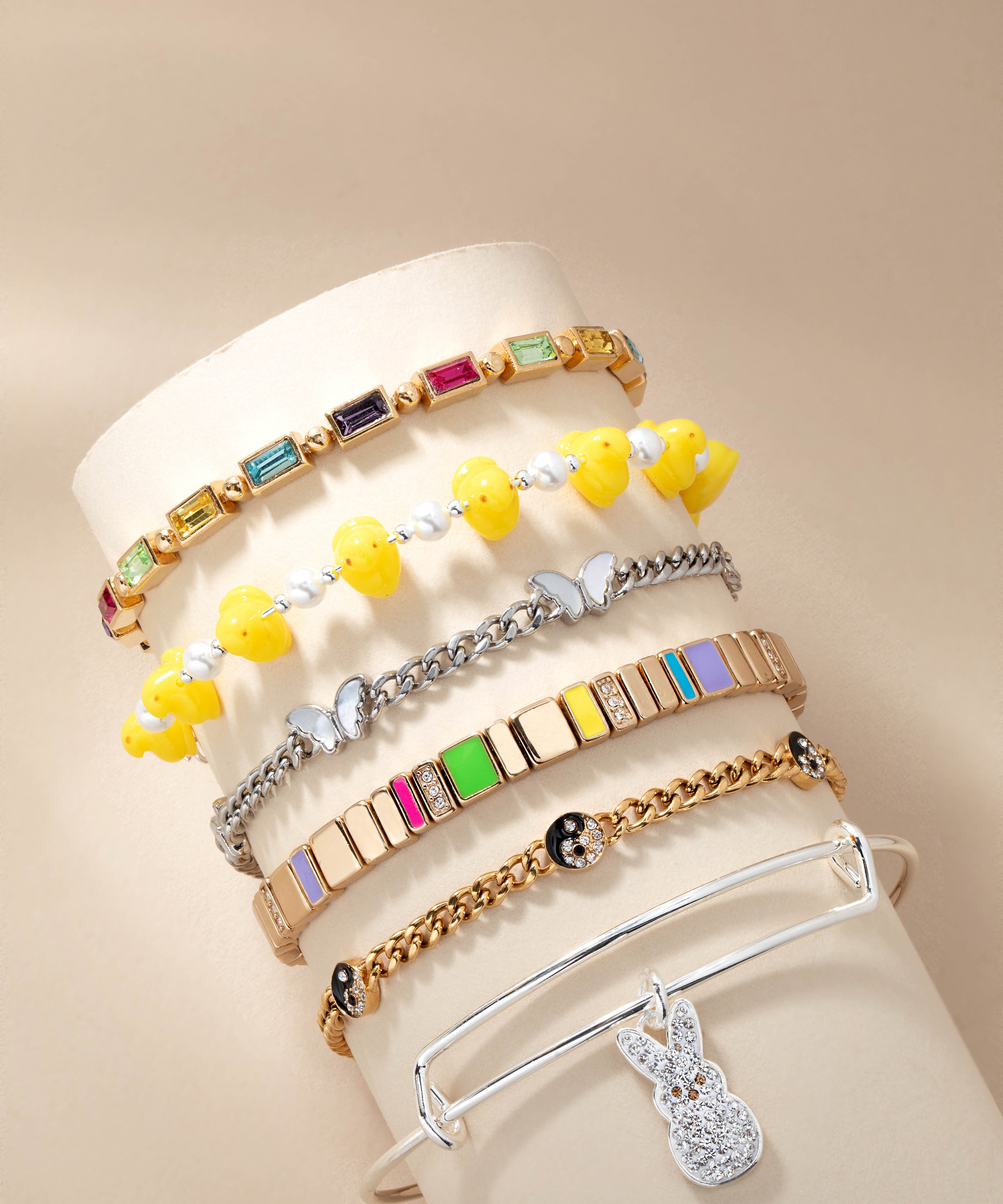 PEEPS® Crystal Bunny Bangle
