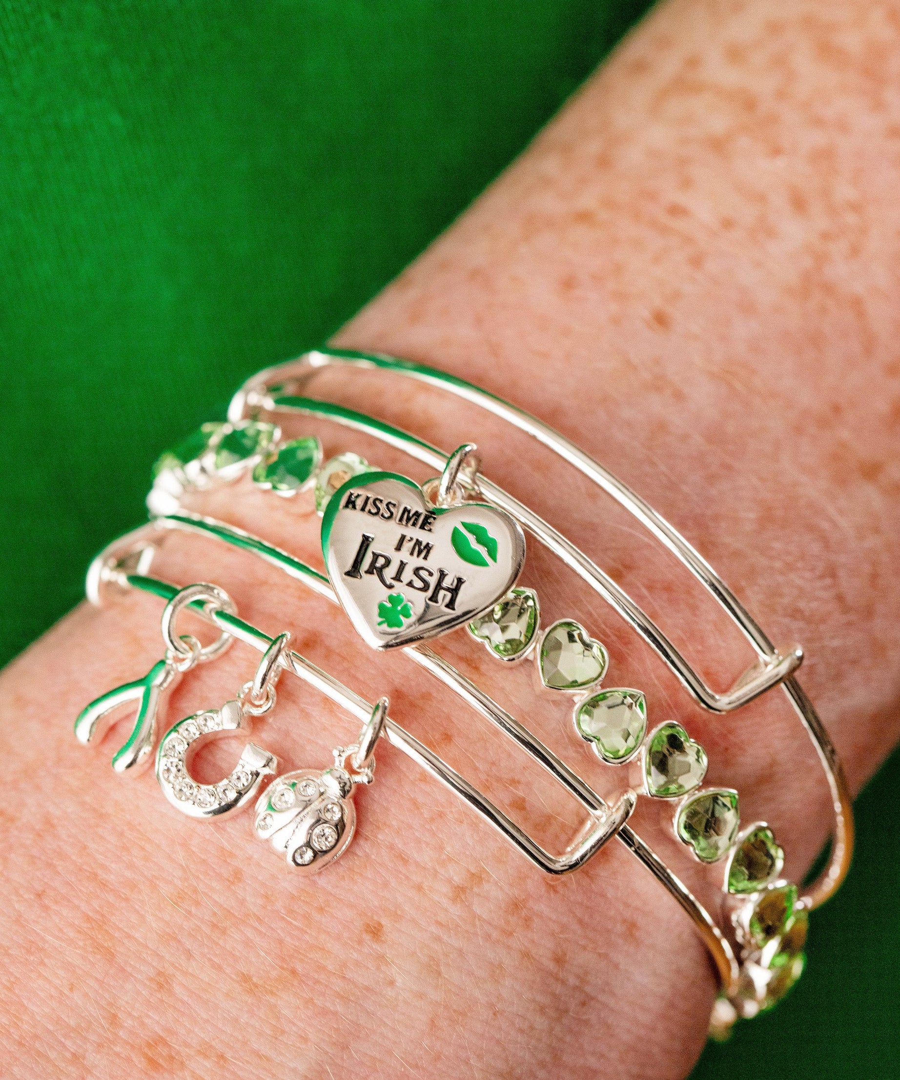 Love and Luck Multi-Charm Bangle
