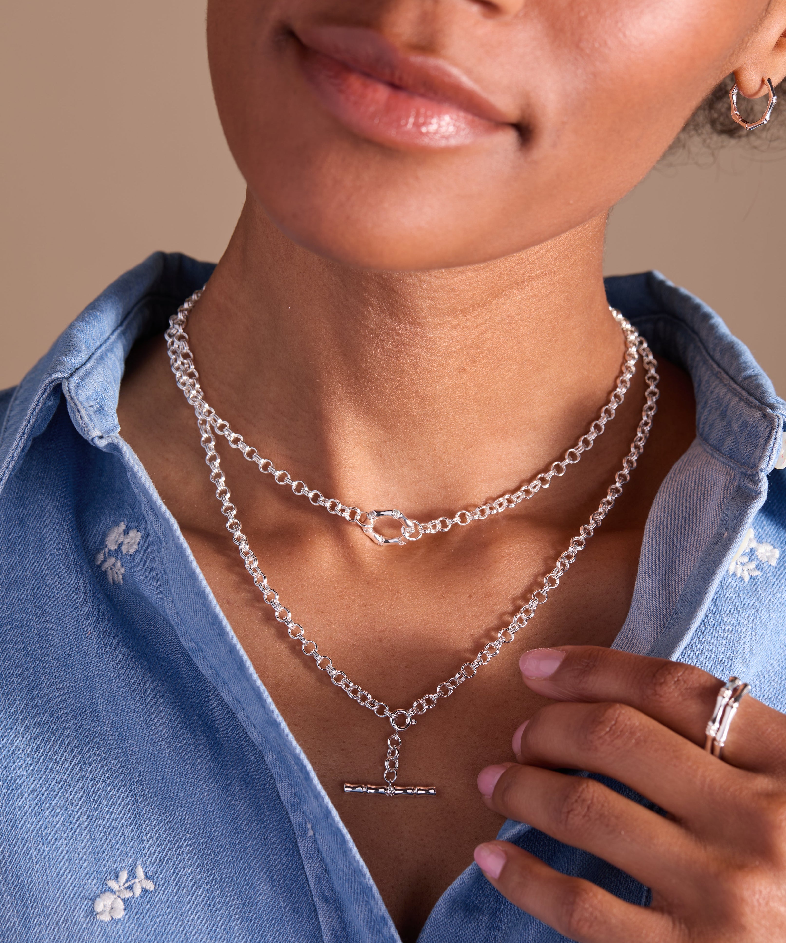 Bamboo Convertible Necklace or Bracelet