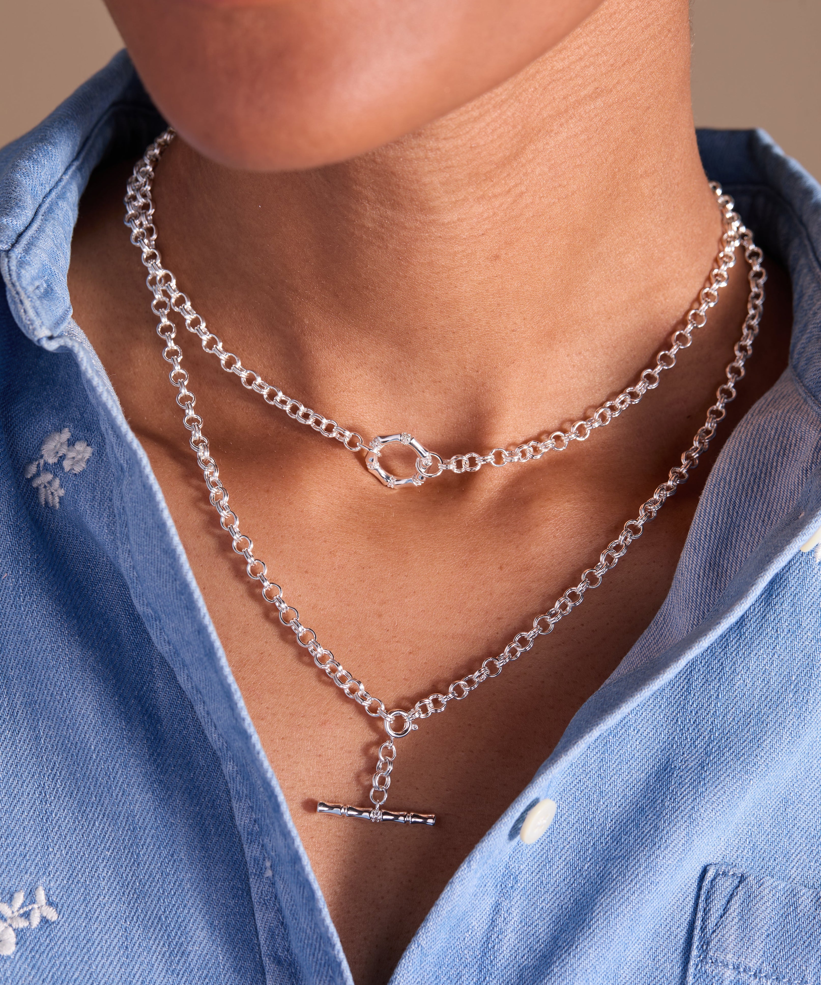 Bamboo Convertible Necklace or Bracelet