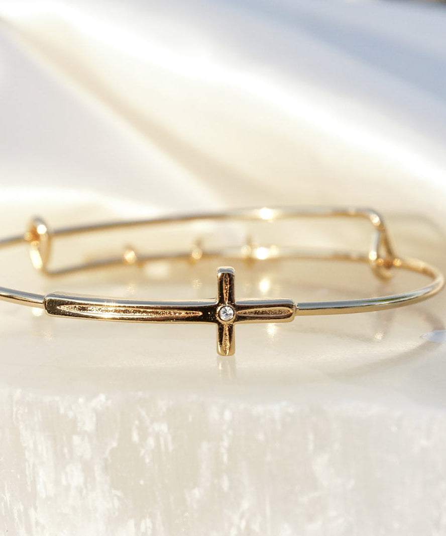 Cross Inline Bangle