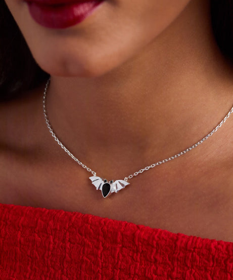 Crystal Bat Pendant