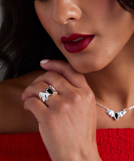 Crystal Bat Ring