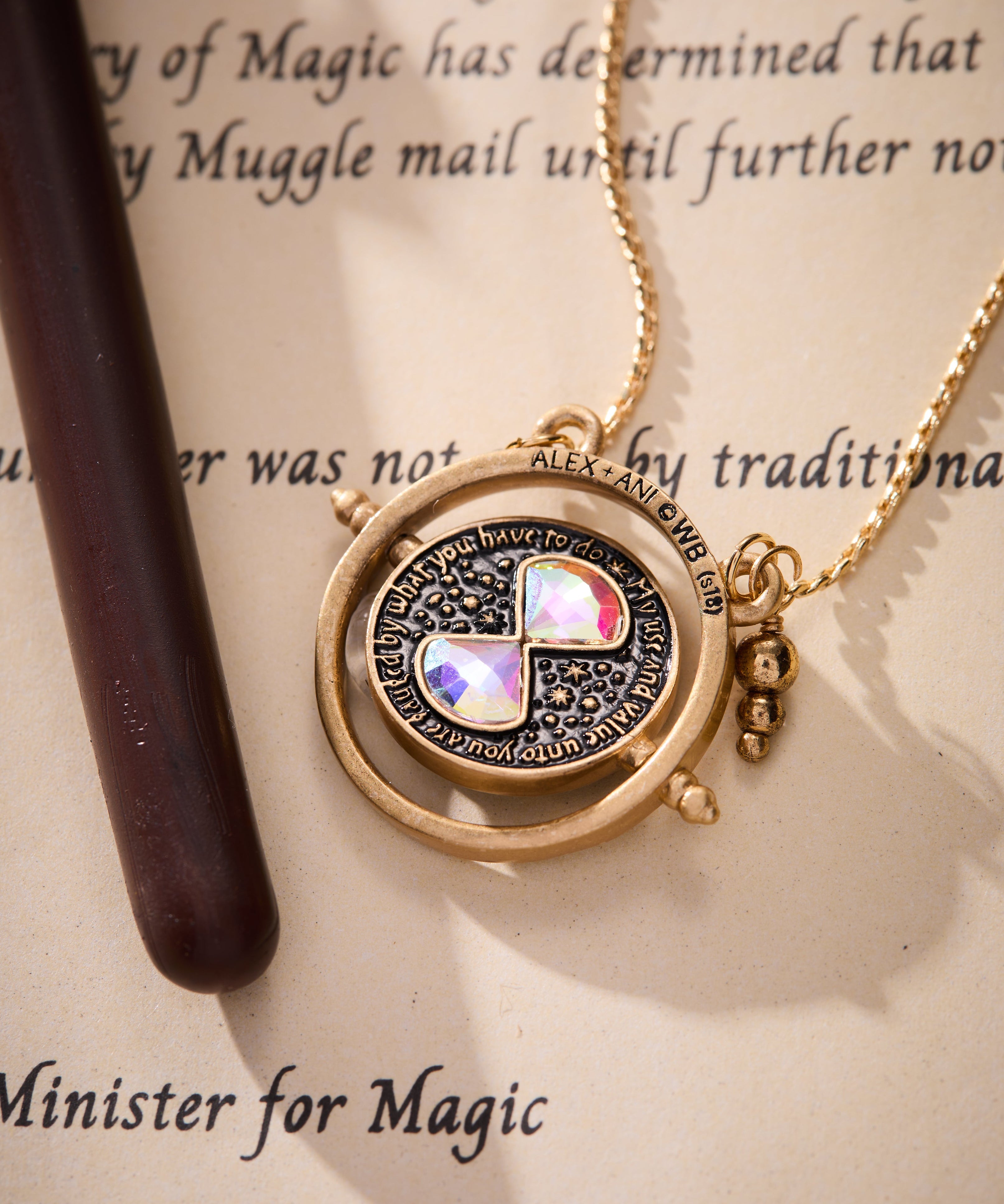 Harry Potter™ Time Turner Spinner Necklace