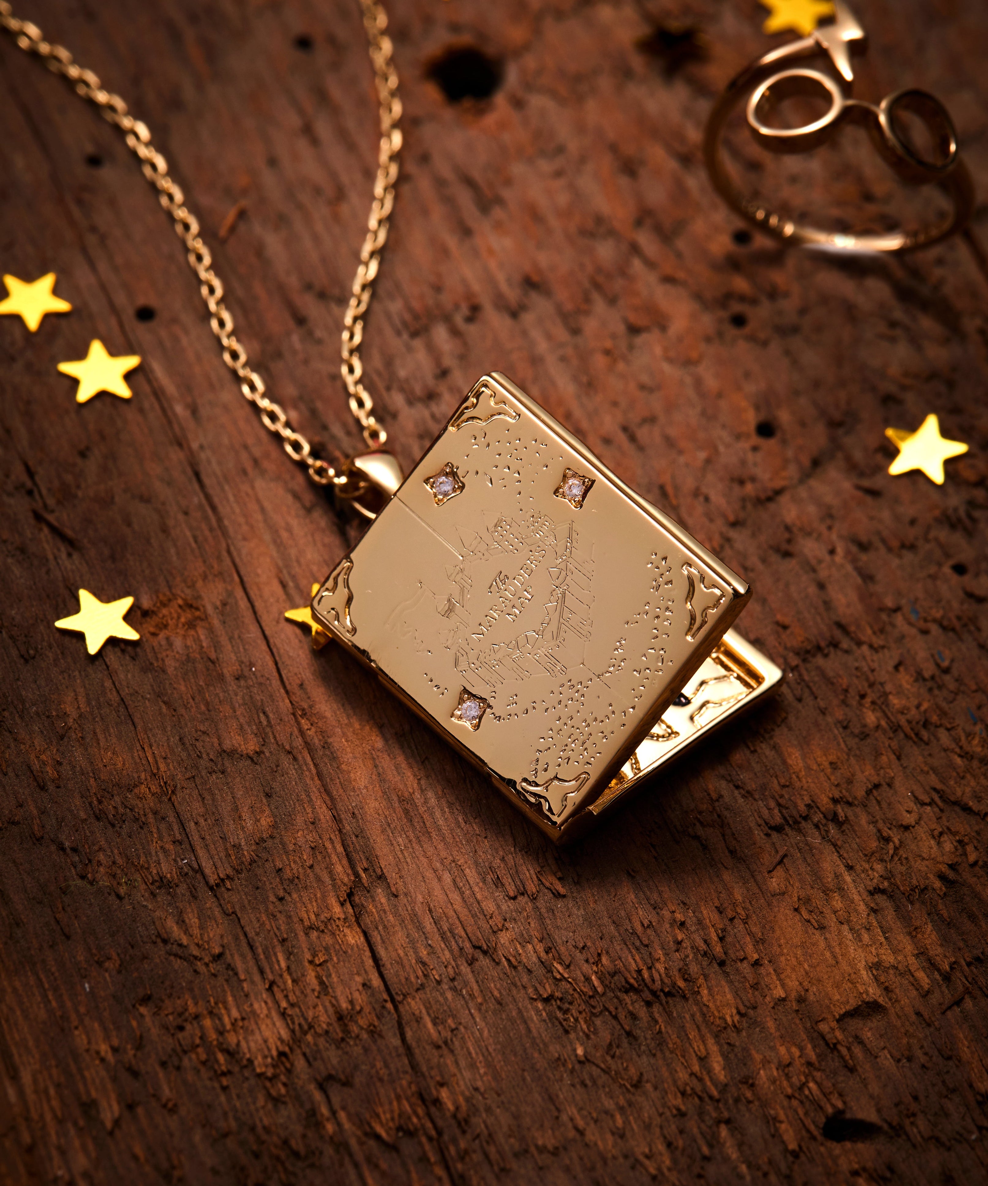 Harry Potter™ Mischief Managed Locket Necklace