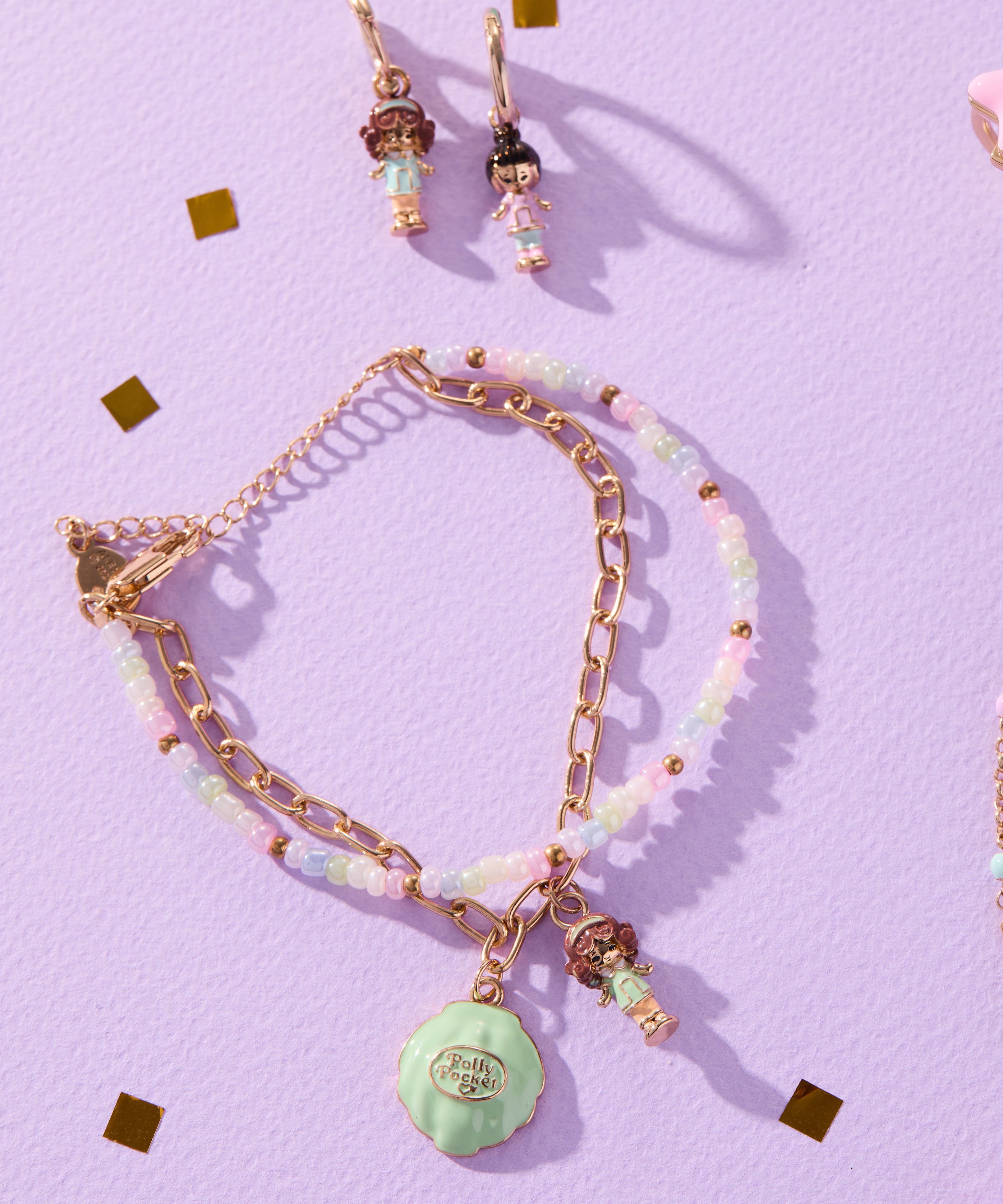Polly Pocket™ 2 Row Charm Bracelet