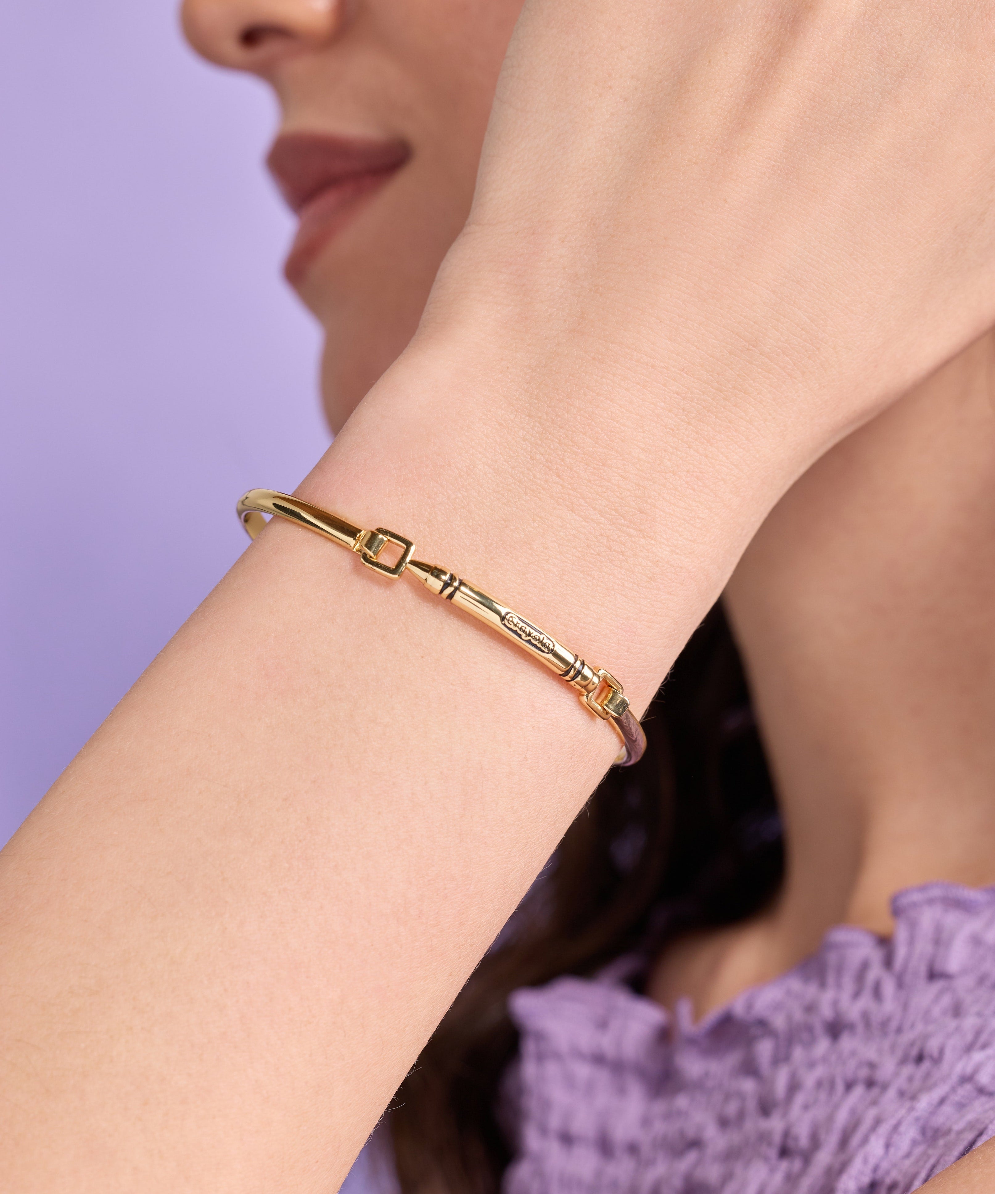 Crayola Metal Crayon Tension Bangle