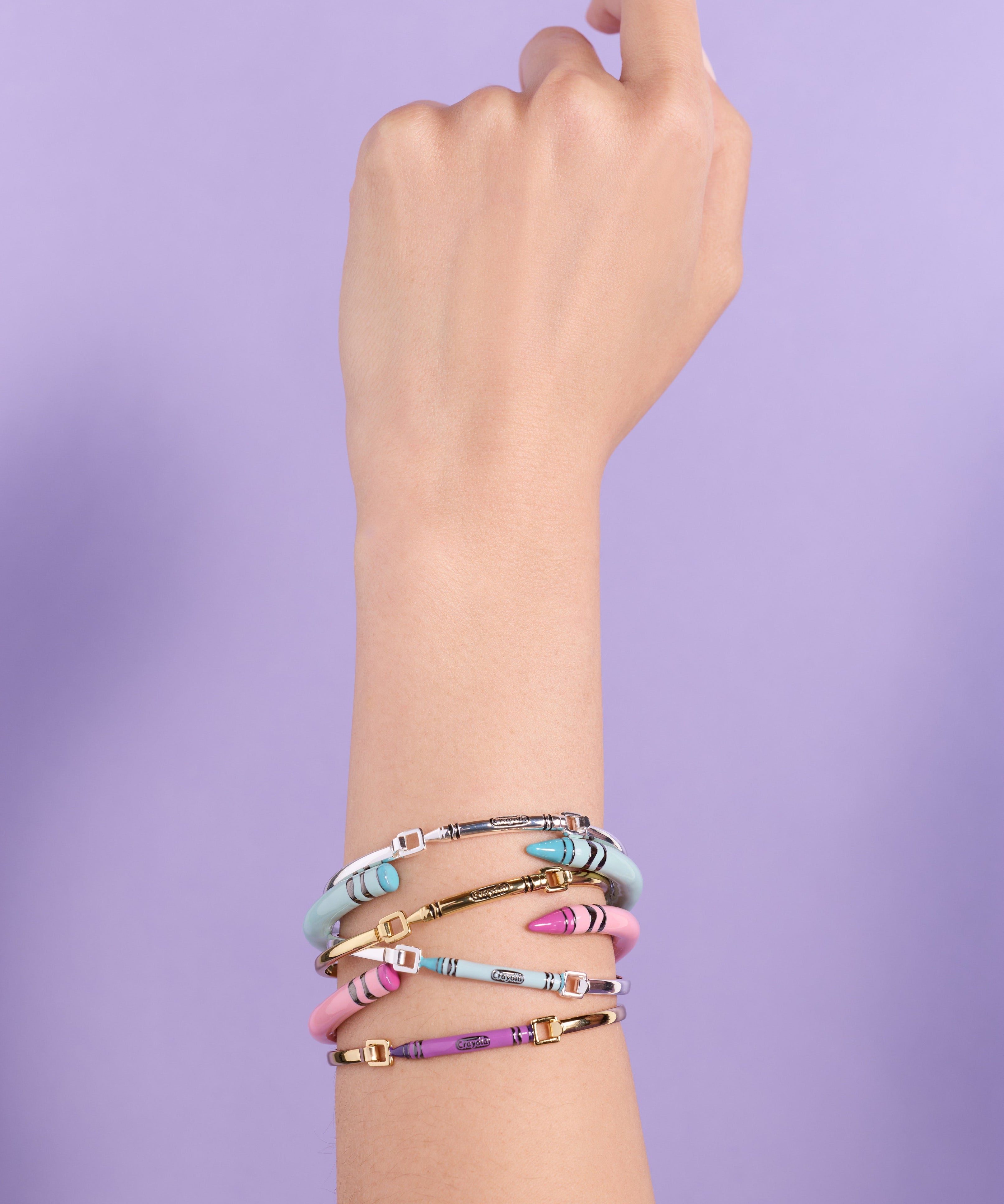 Crayola Royal Purple Crayon Tension Bangle
