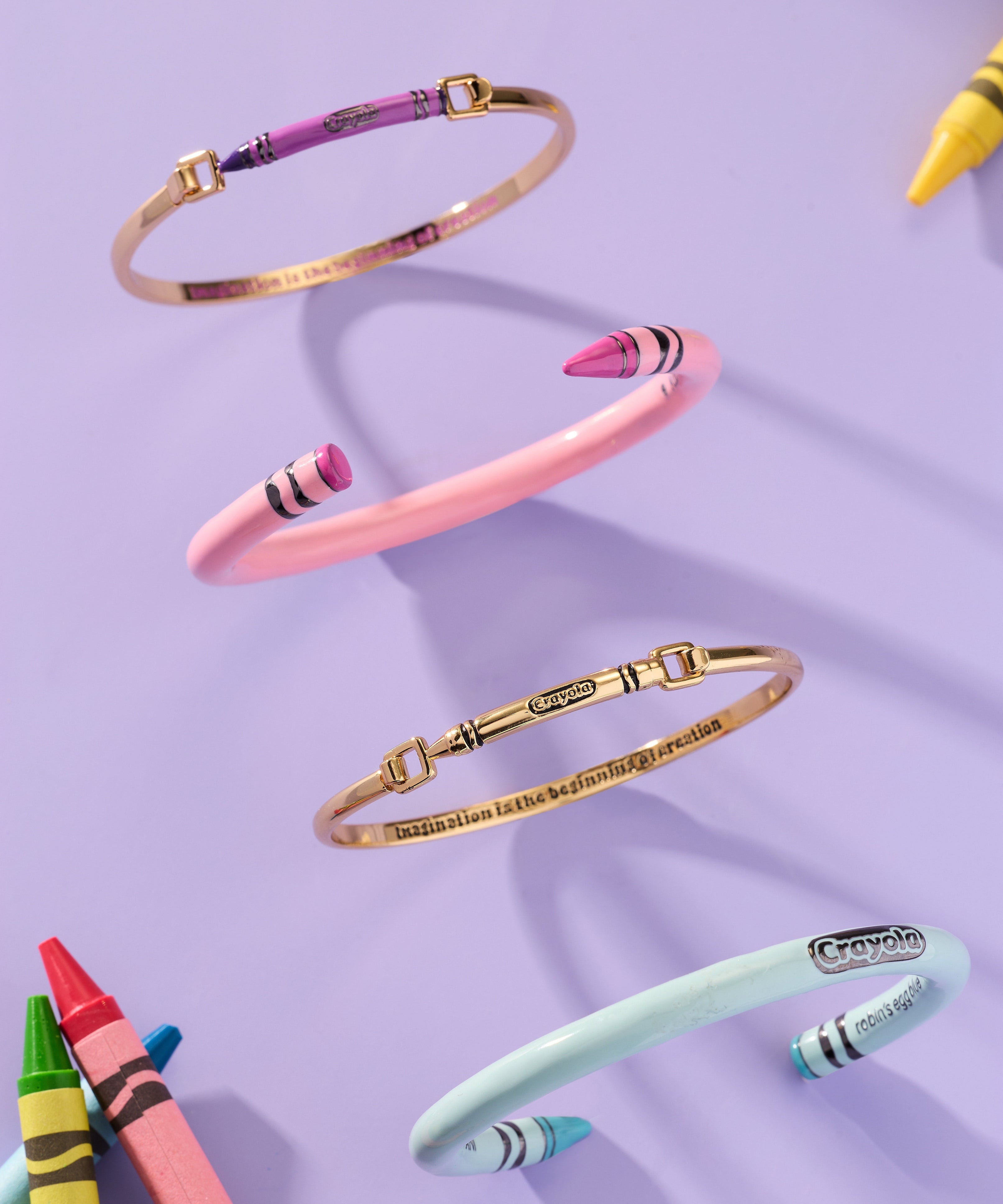 Crayola Metal Crayon Tension Bangle