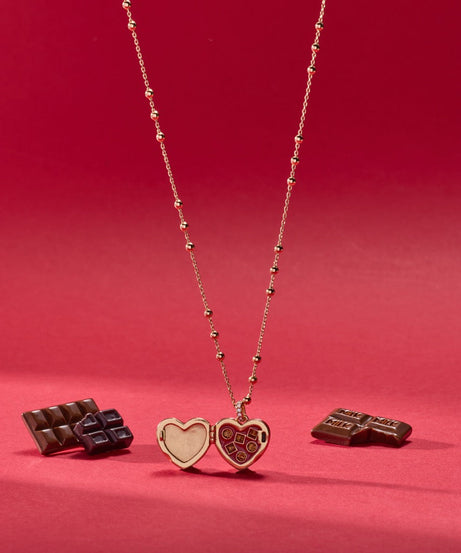 Box of Chocolate Locket Necklace