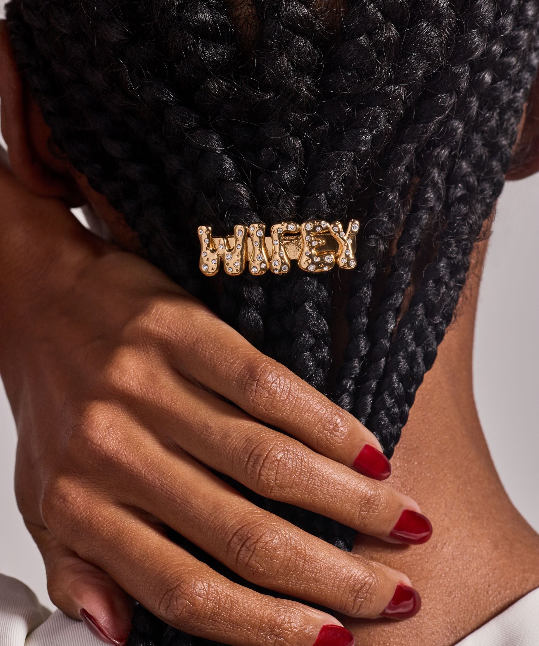 'Wifey' Bubble Hair Barrette