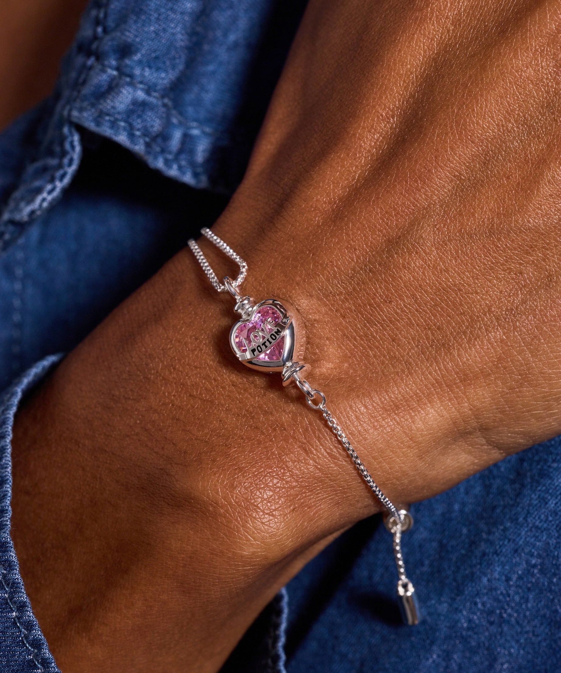 Harry Potter™ Love Potion Crystal Pull Chain Bracelet