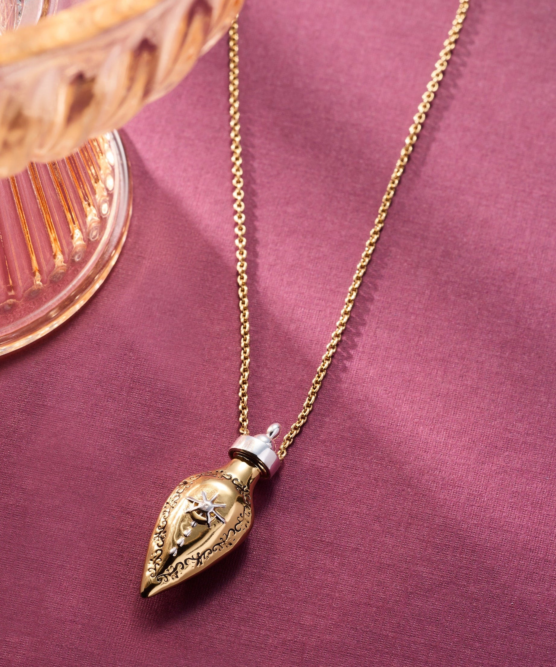 'Written in the Stars' Potion Bottle Slider Necklace