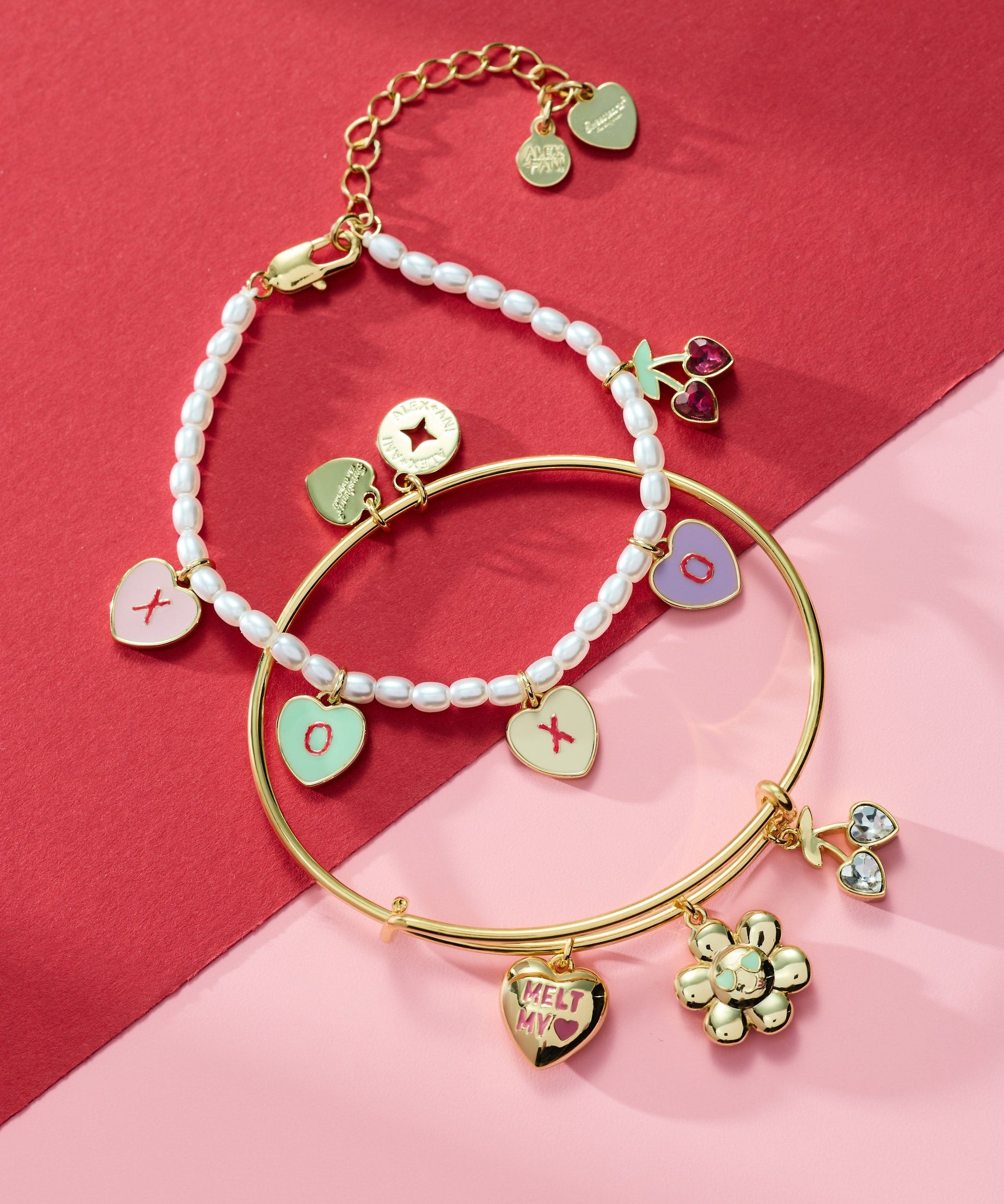 Sweethearts® 'Melt My Heart' Multi Charm Bangle