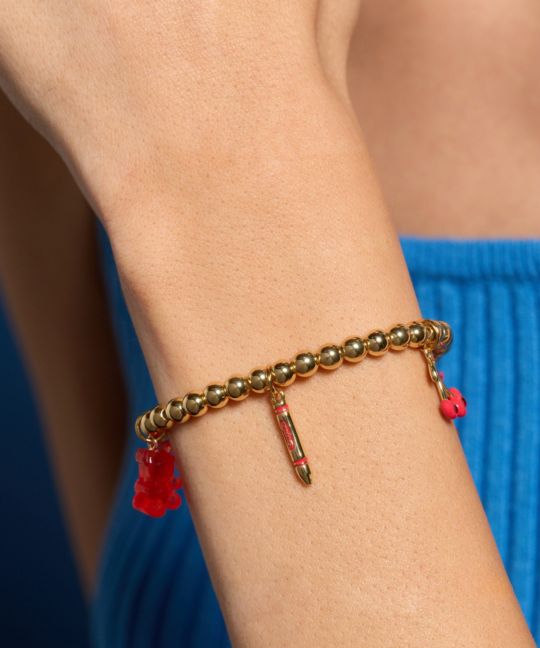 Crayola Fan Favorites Scarlet Charm Stretch Bracelet