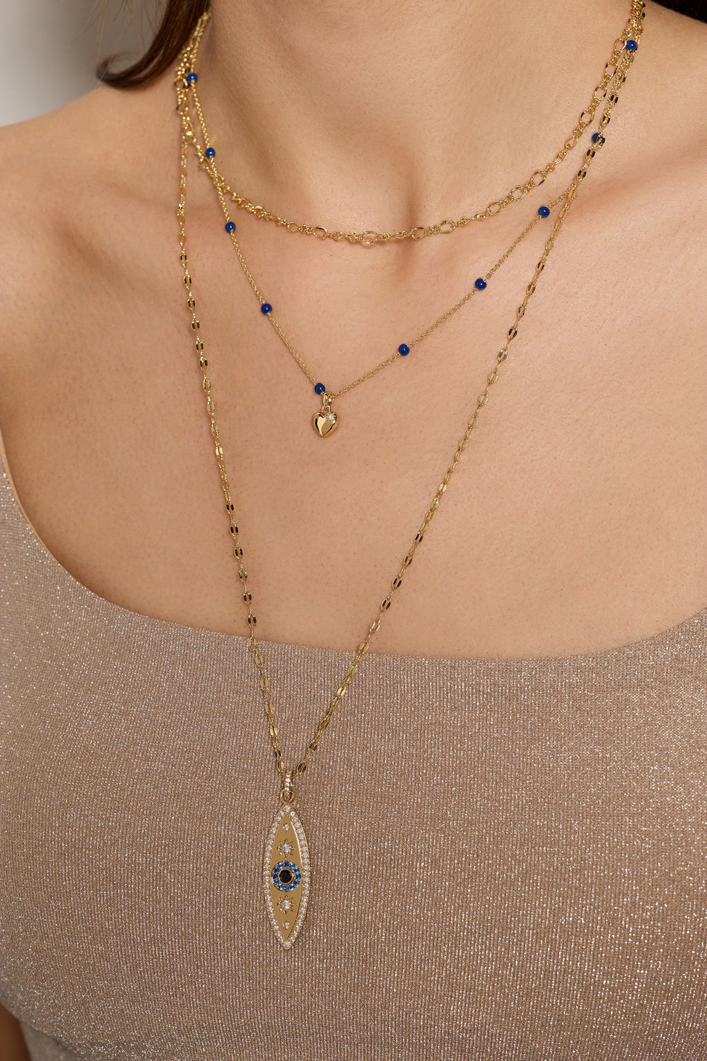 Festival Stranded™ Evil Eye Necklace