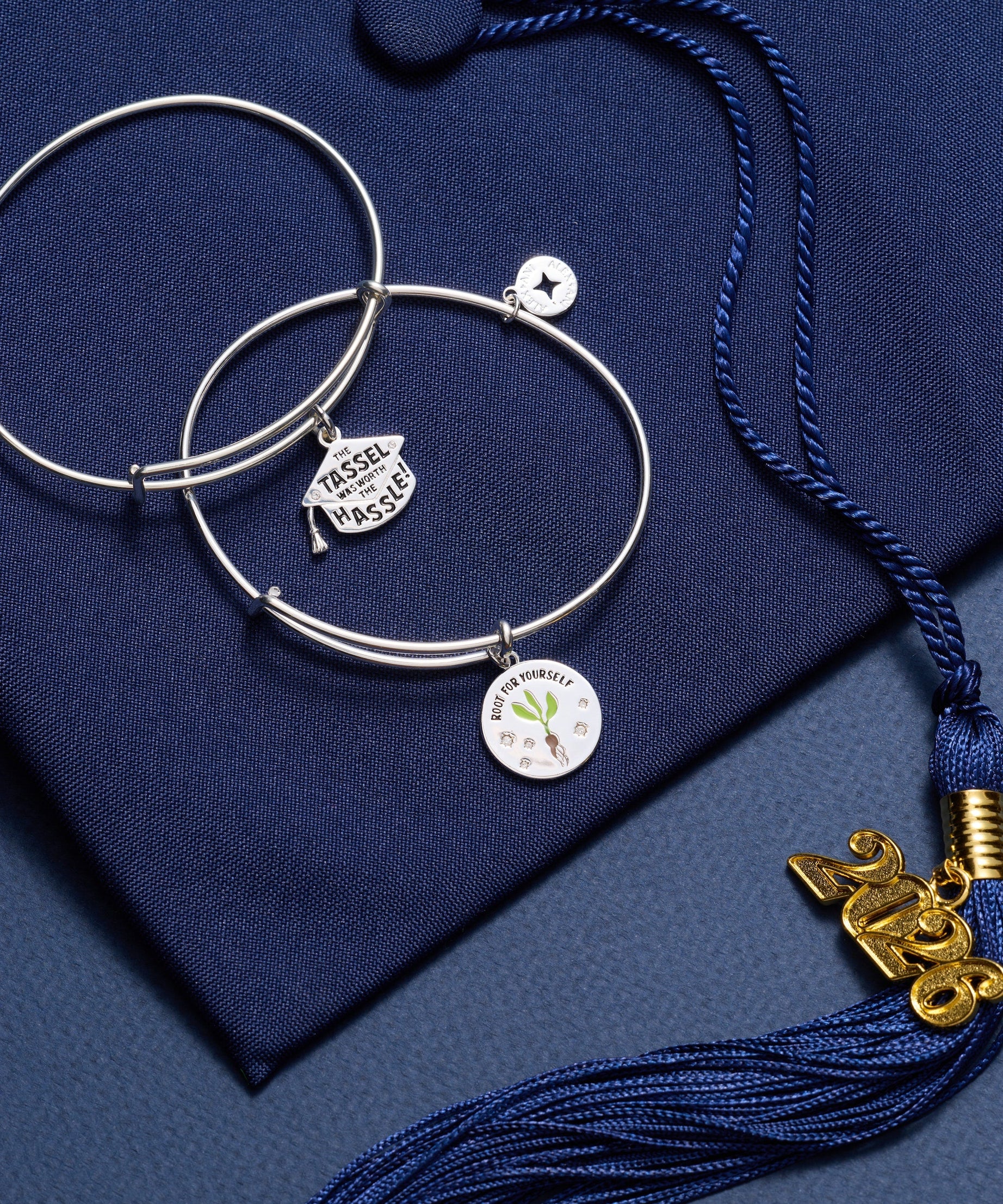 "The Tassel Was Worth The Hassle" Charm Bangle