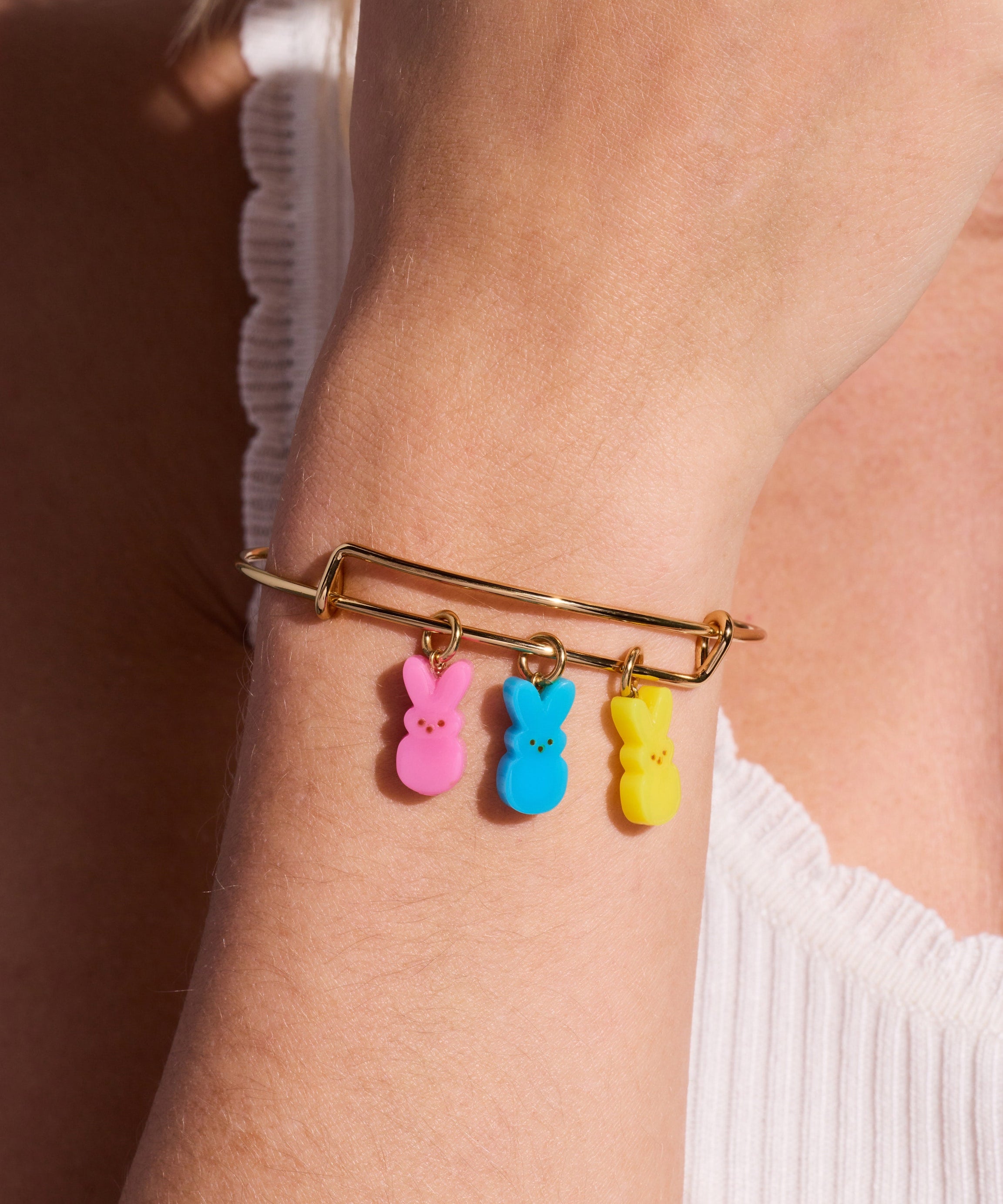 PEEPS® Bunny Multi-Charm Bangle