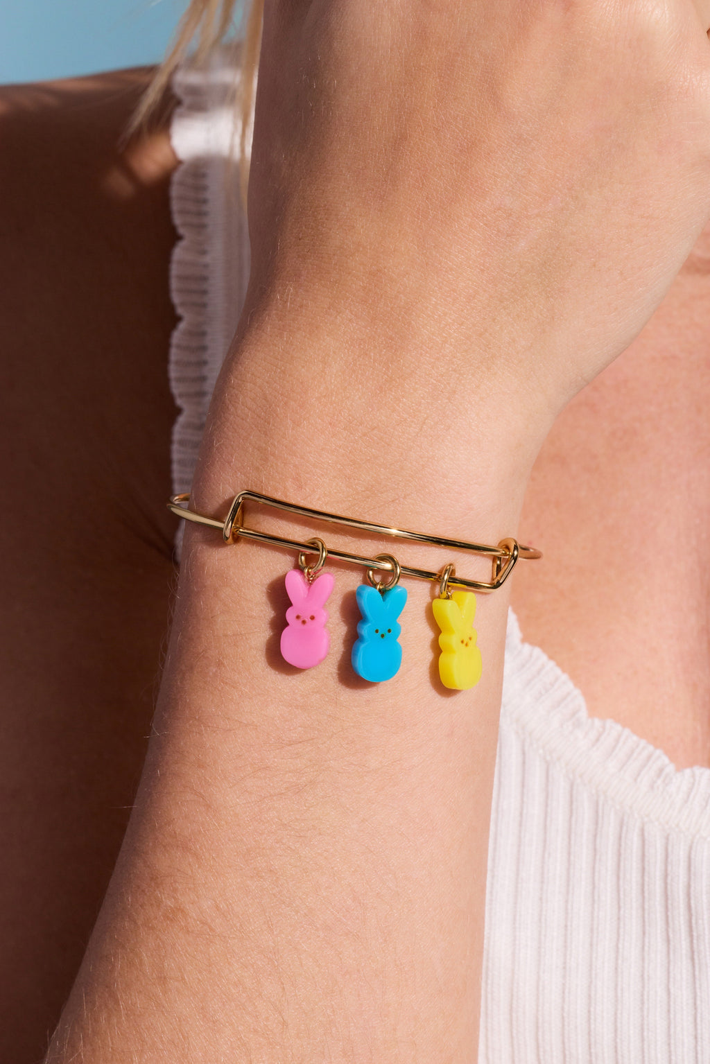 PEEPS® Bunny Multi-Charm Bangle