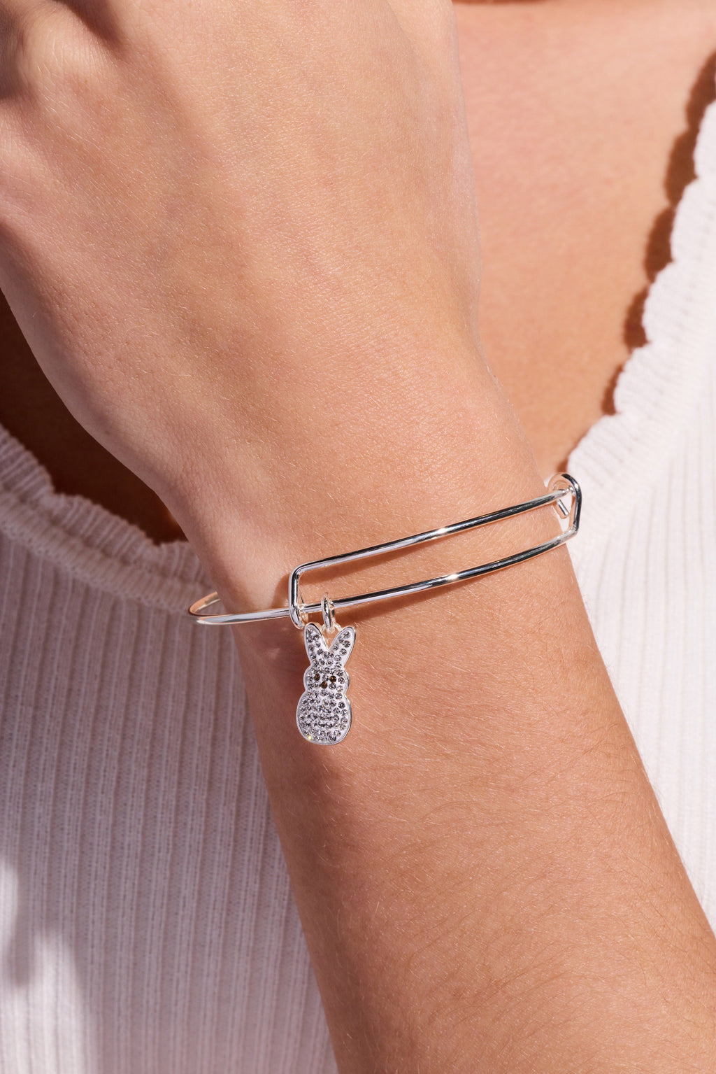 PEEPS® Crystal Bunny Bangle