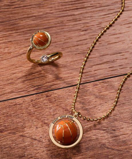 Basketball Spinner Pendant