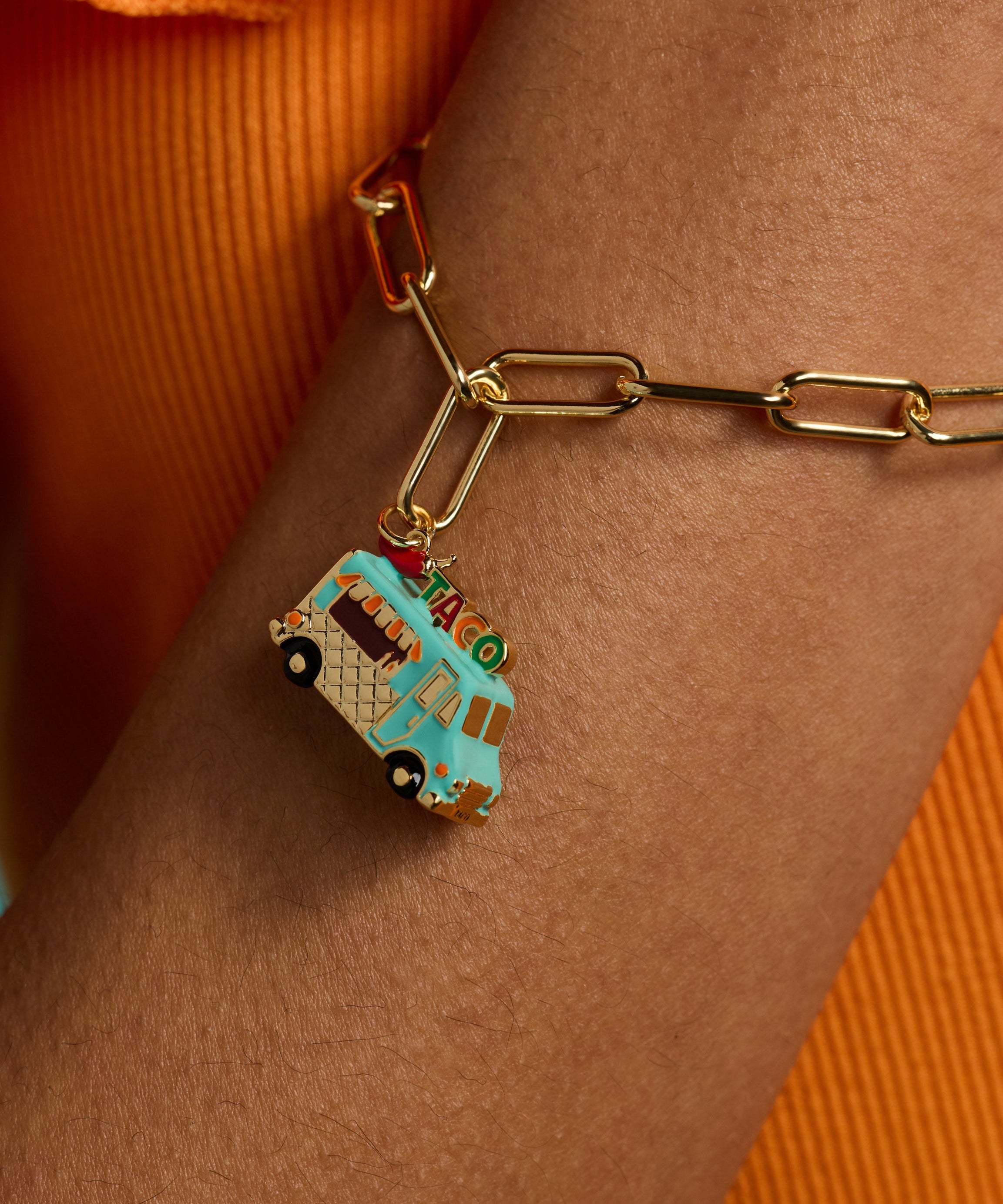 Taco Truck Toggle Bracelet