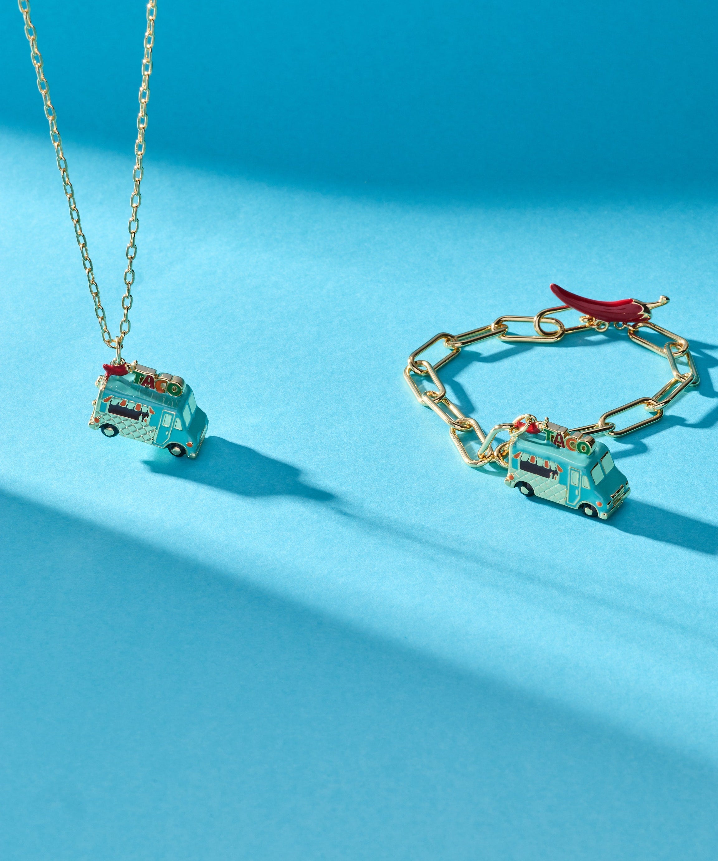 Taco Truck Locket Necklace