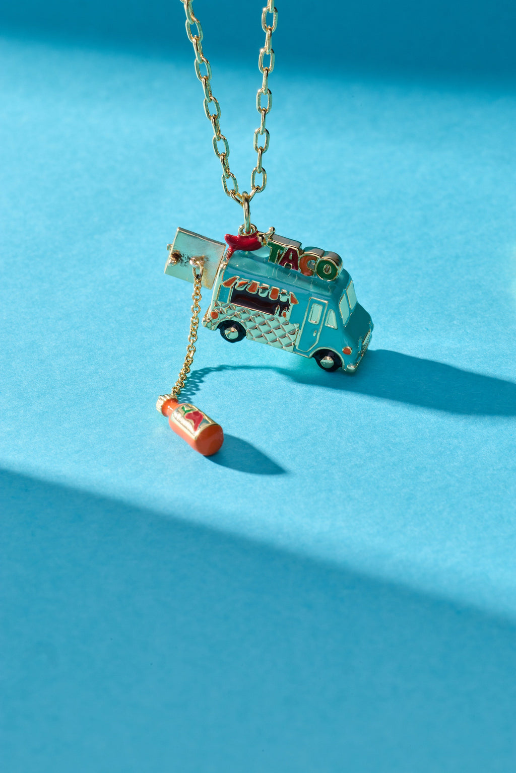 Taco Truck Locket Necklace