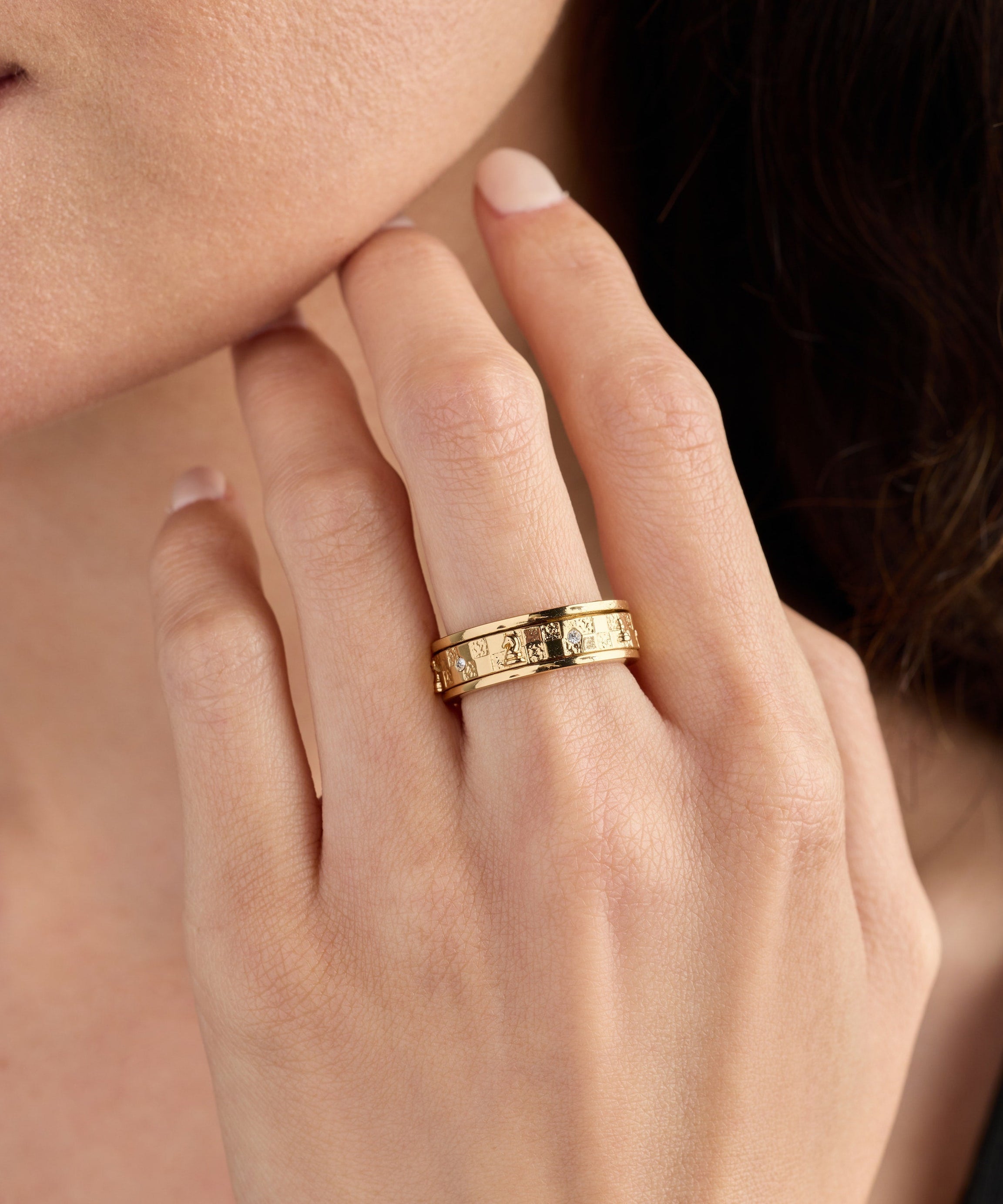 Chess Fidget Ring