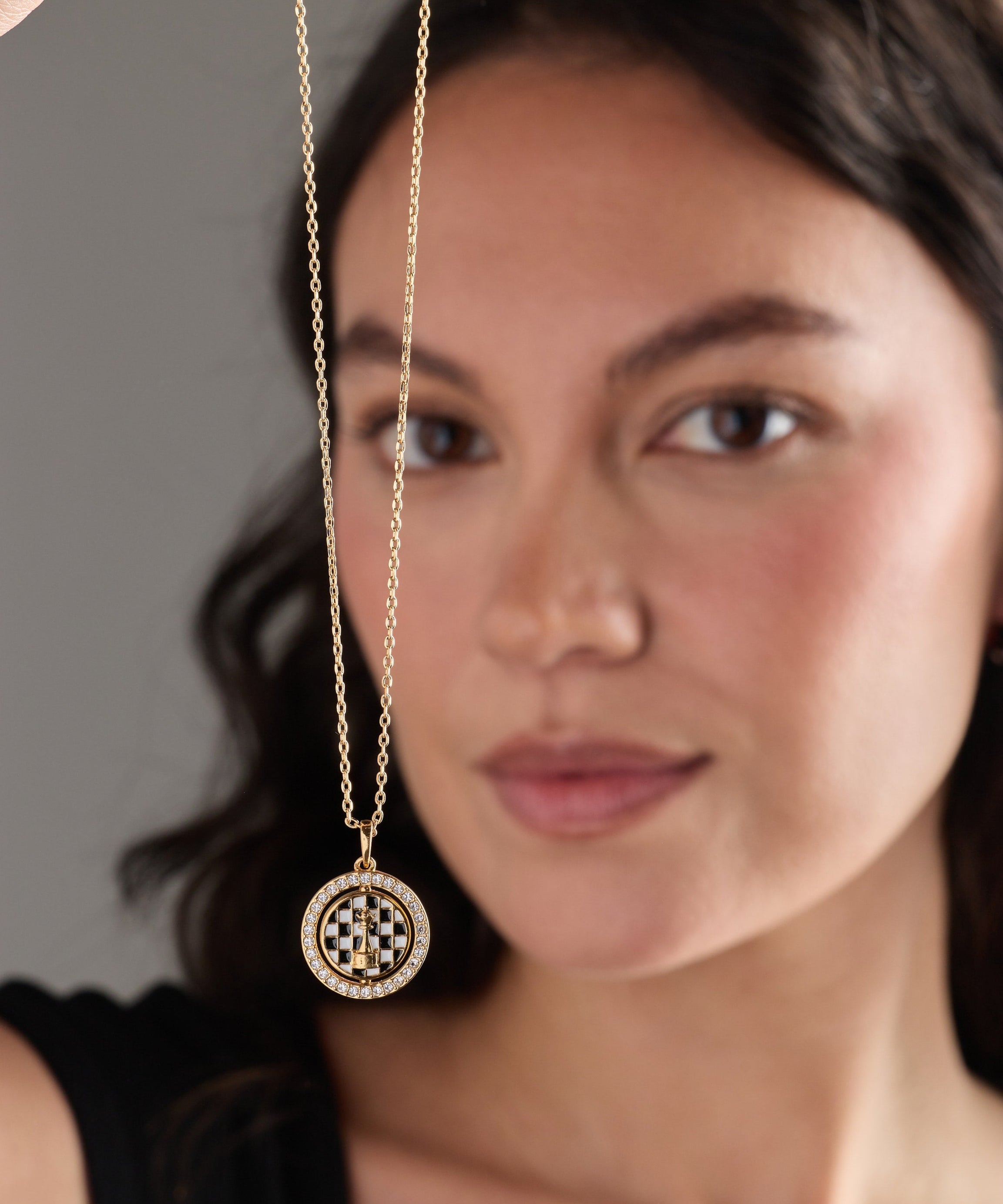 'Always Think One Move Ahead' Chess Spinner Pendant