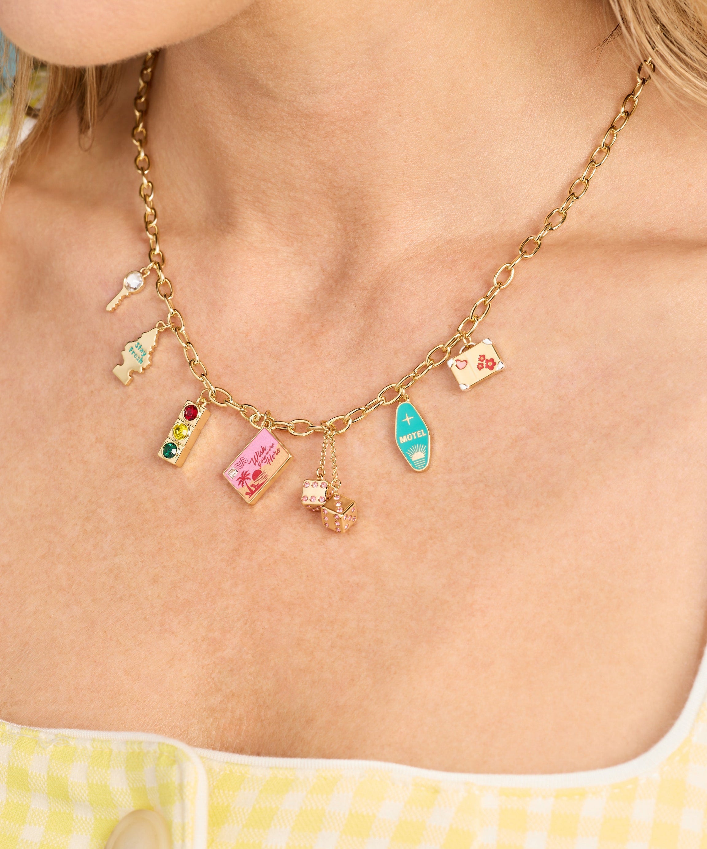 Road Trip Multi-Charm Necklace