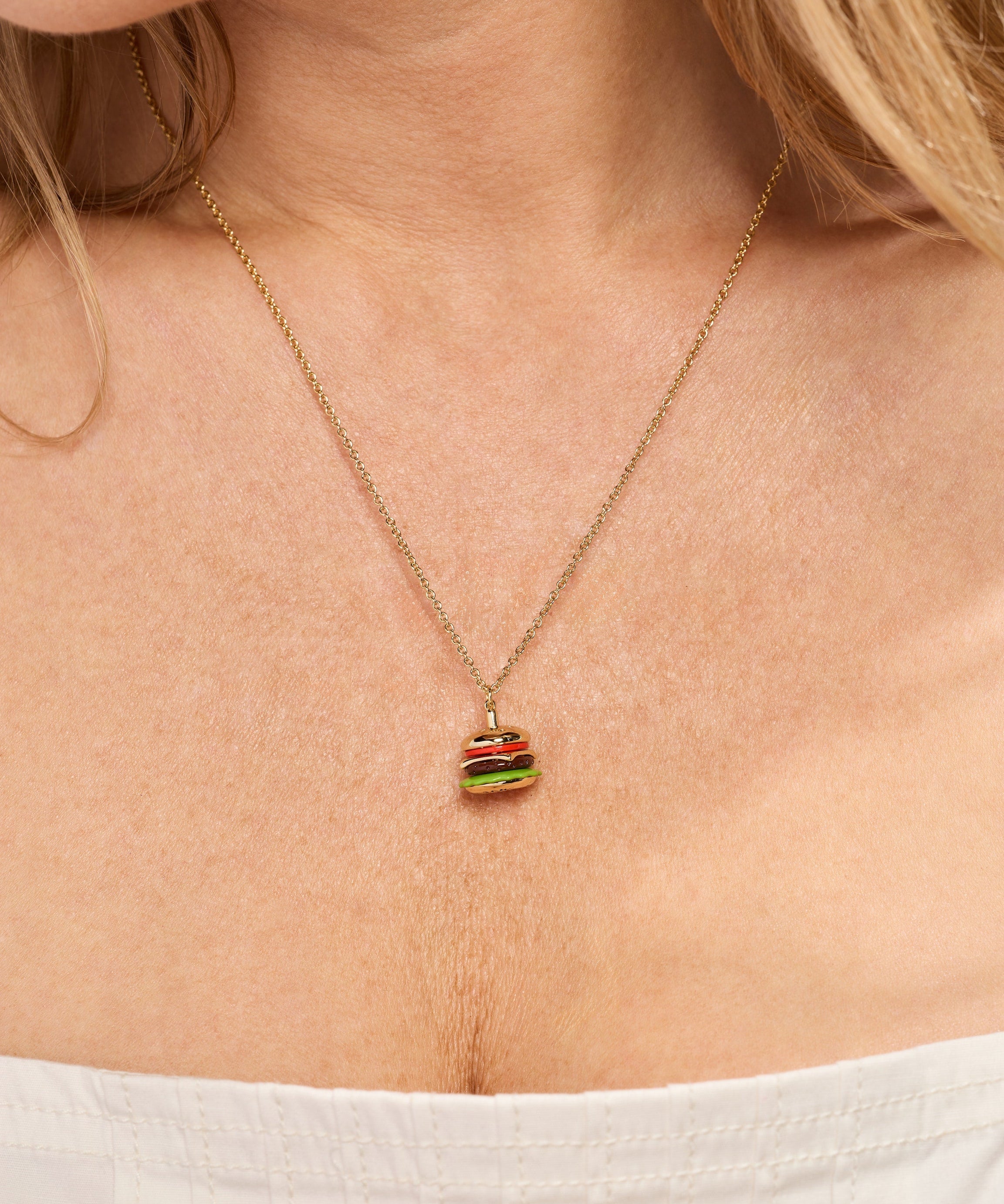 Hot Grill Summer 'Bun In A Million' Hamburger Pendant