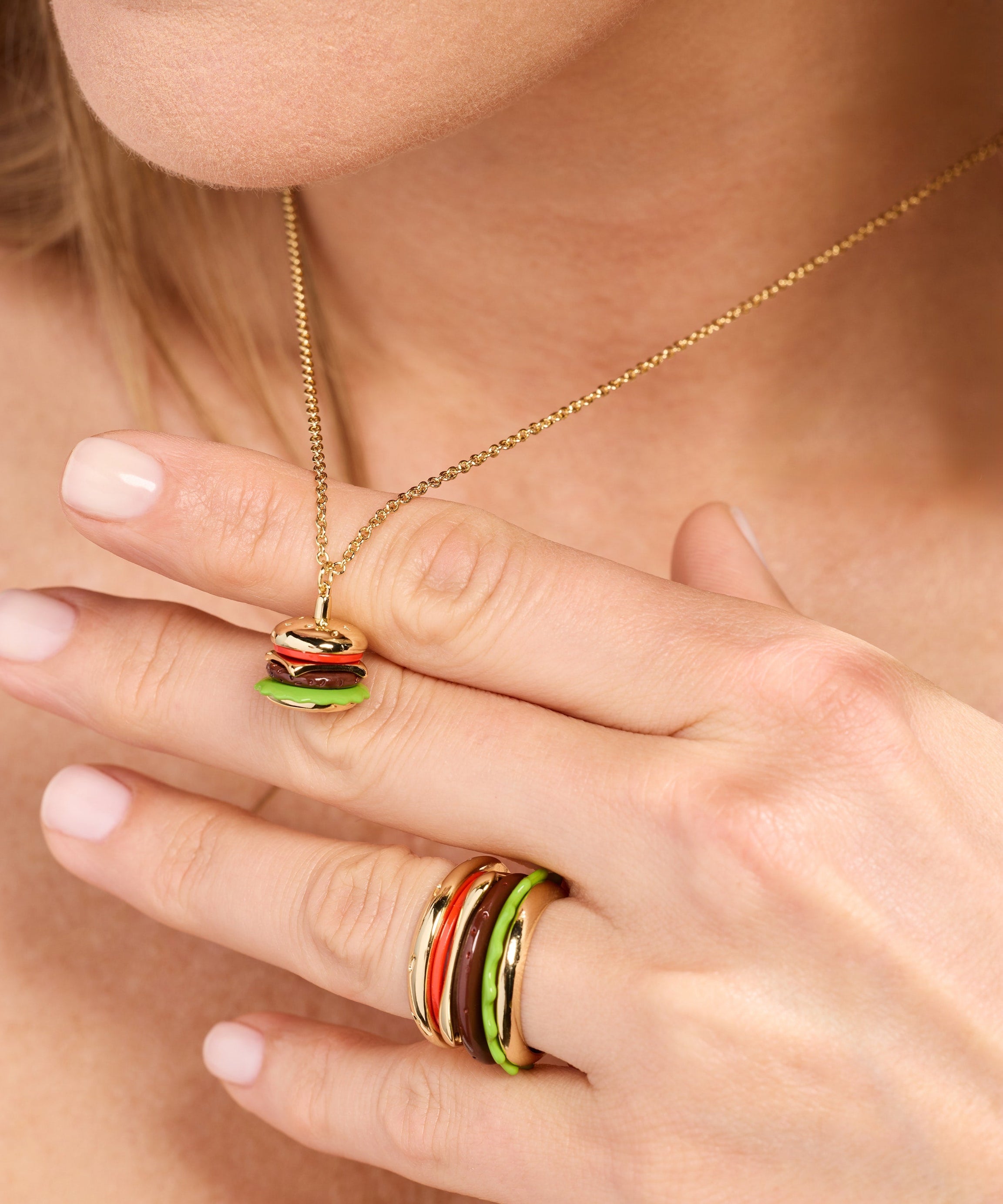 Hot Grill Summer Hamburger Stacking Ring