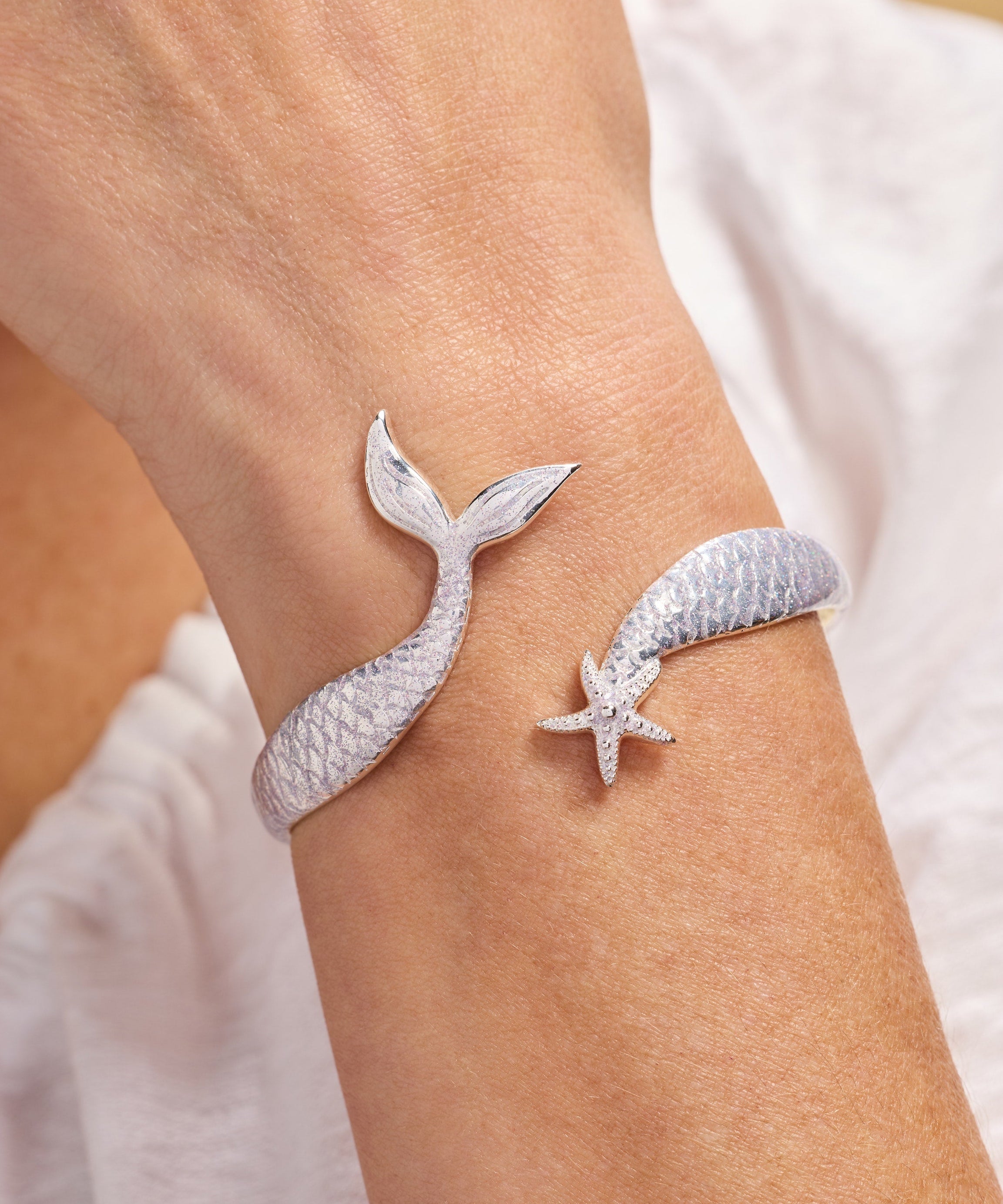 Salt + Sea 'Mermaid Kisses, Starfish Wishes' Cuff