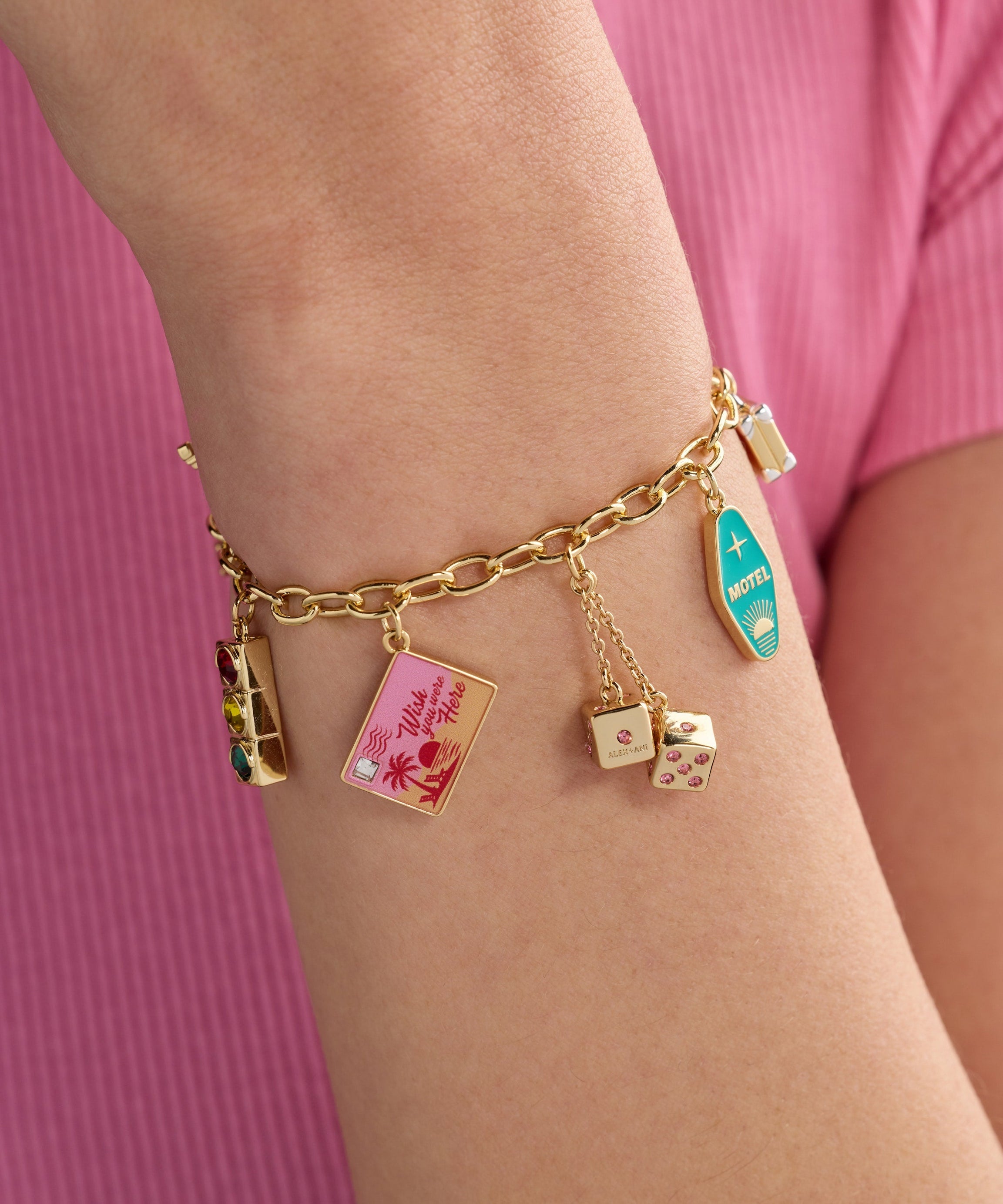 Road Trip Multi-Charm Bracelet