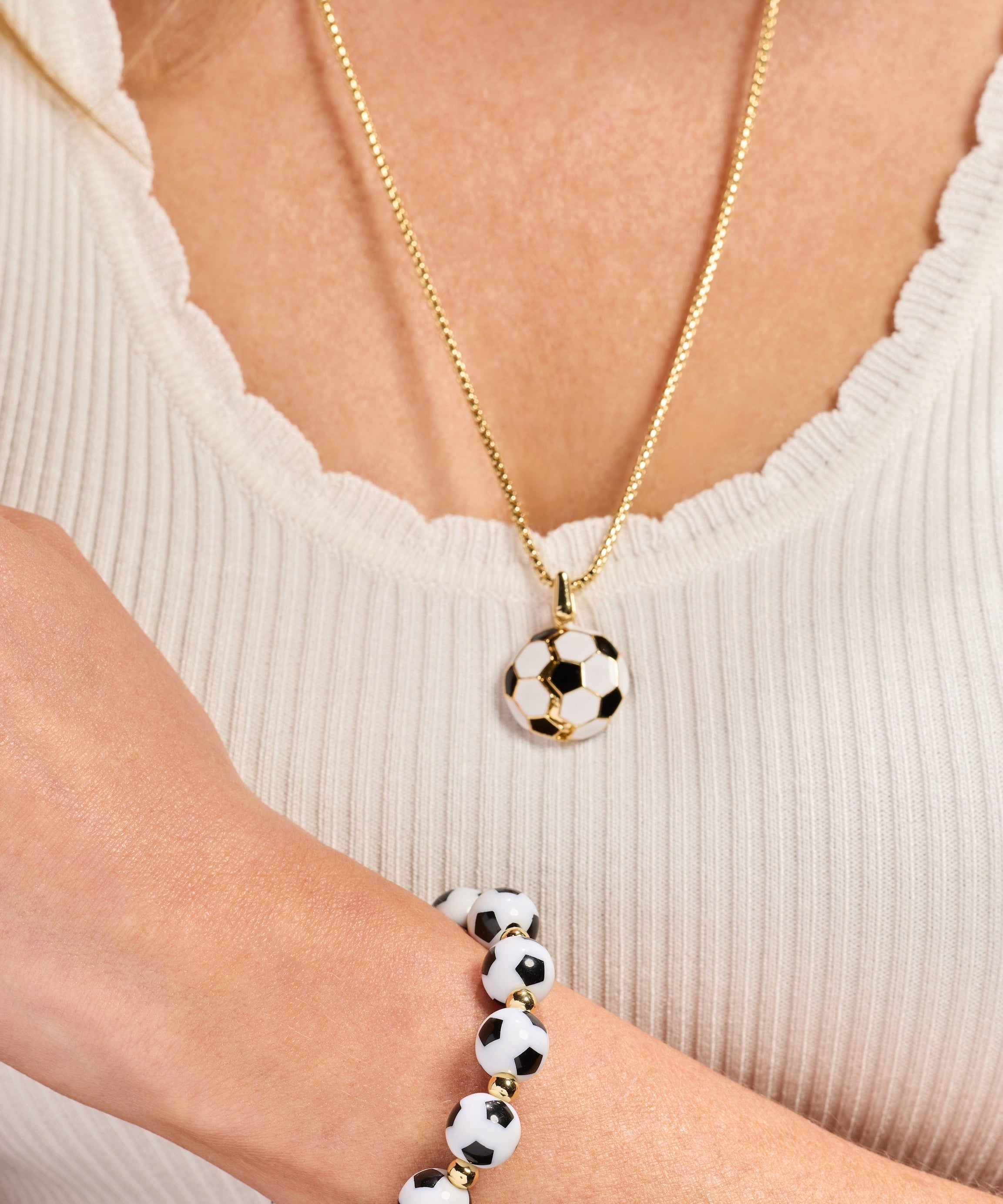 Soccer Ball "Control The Ball, Command The Game" Locket Necklace