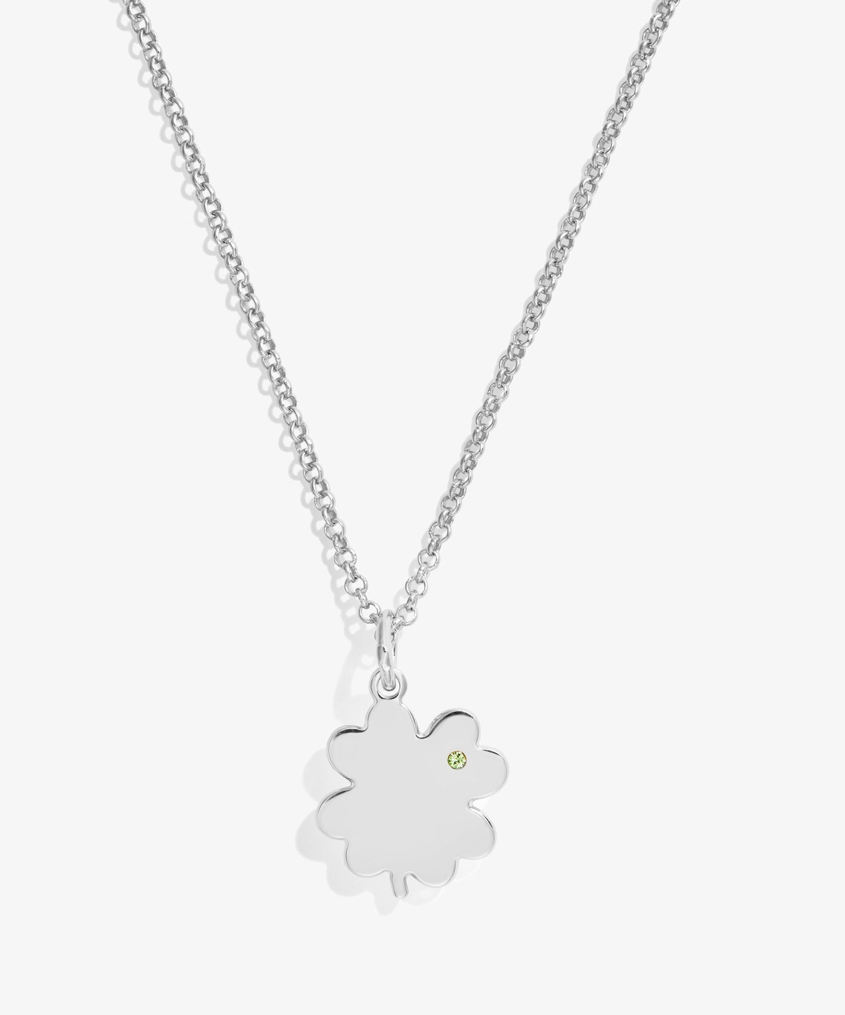 Four-Leaf Clover Necklace, 21"