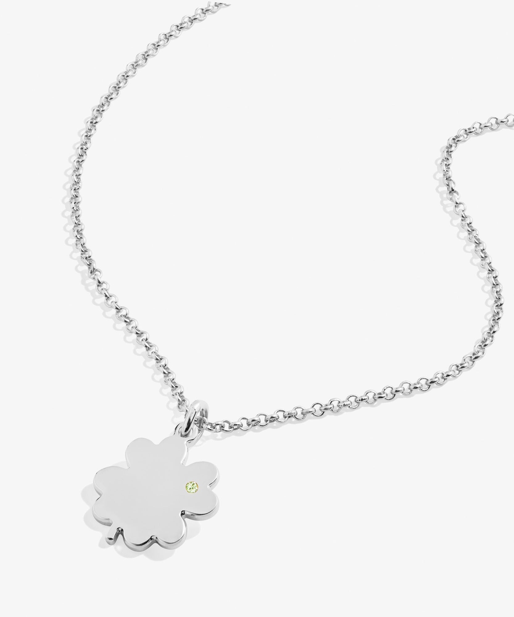 Four-Leaf Clover Necklace, 21"