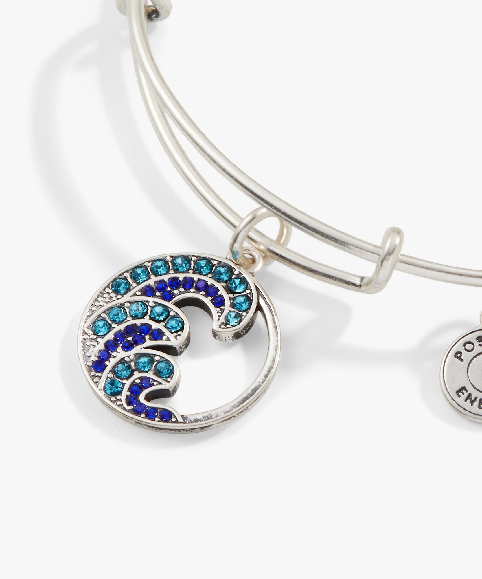 Wave Charm Bangle
