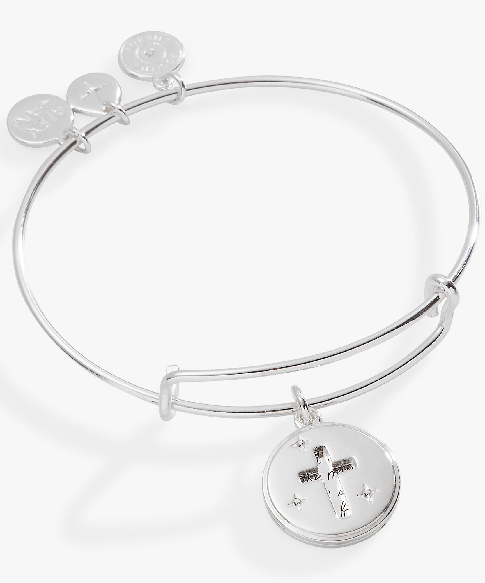 Hidden Message Cross Affirmation Bangle