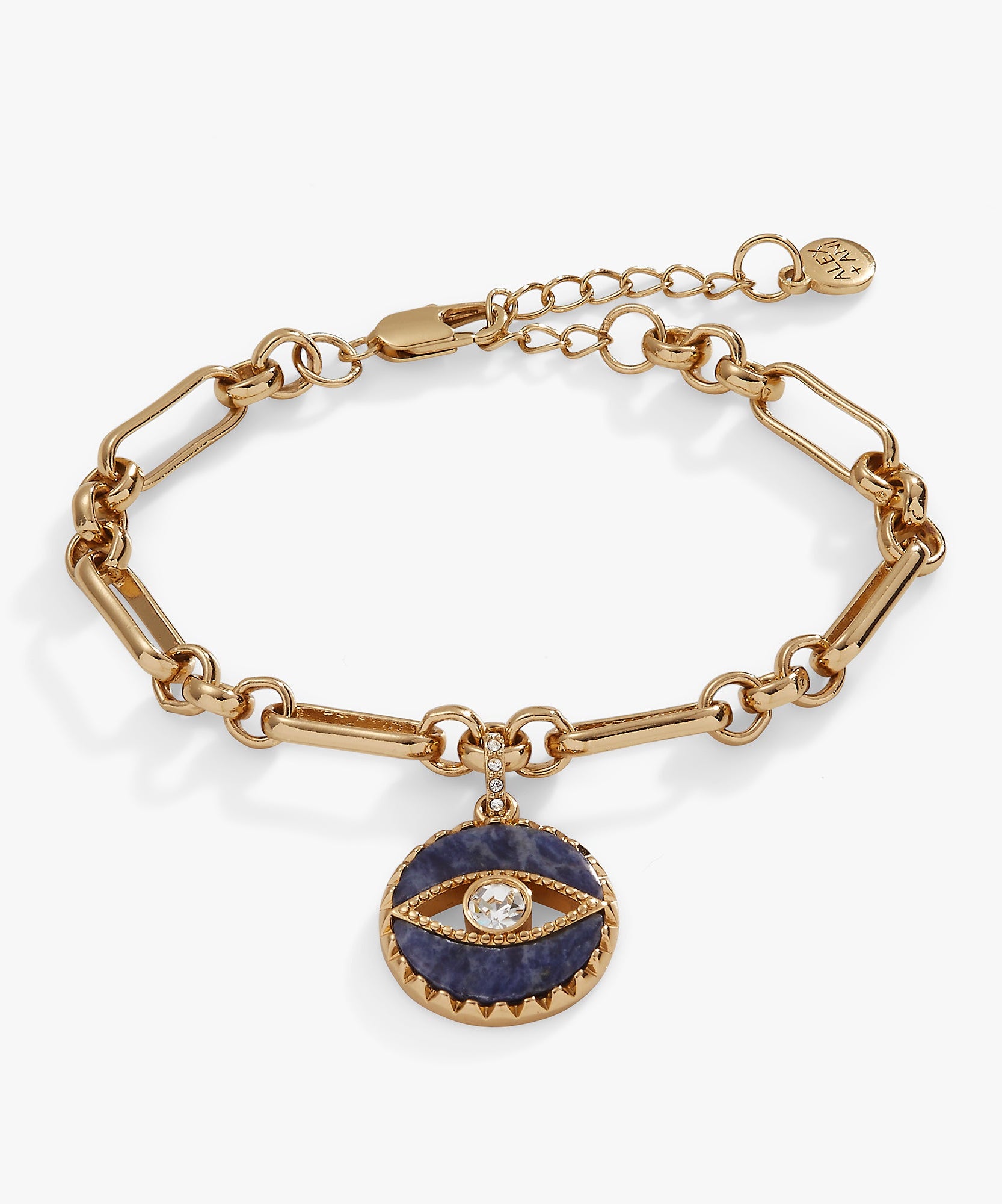 Sodalite Evil Eye Chain Bracelet