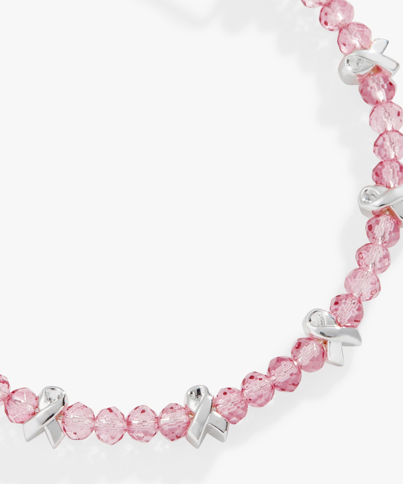 Breast Cancer Awareness Pink Ribbon Bangle