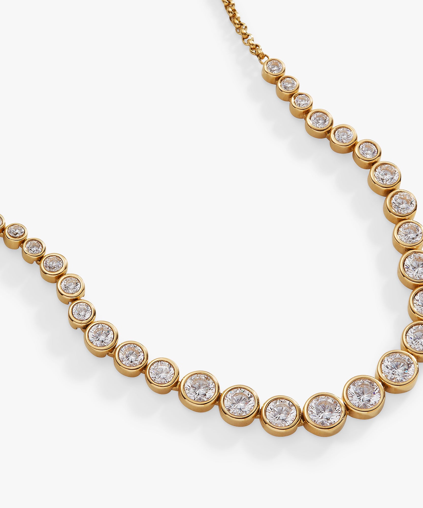 Crystal Tennis Necklace