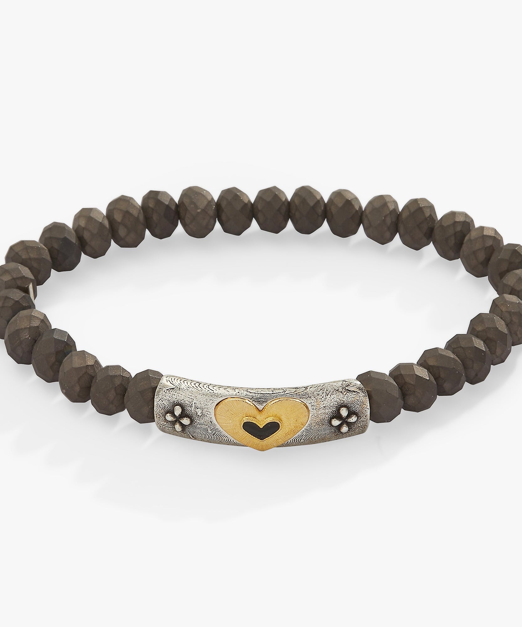 Antique Heart Stretch Bracelet