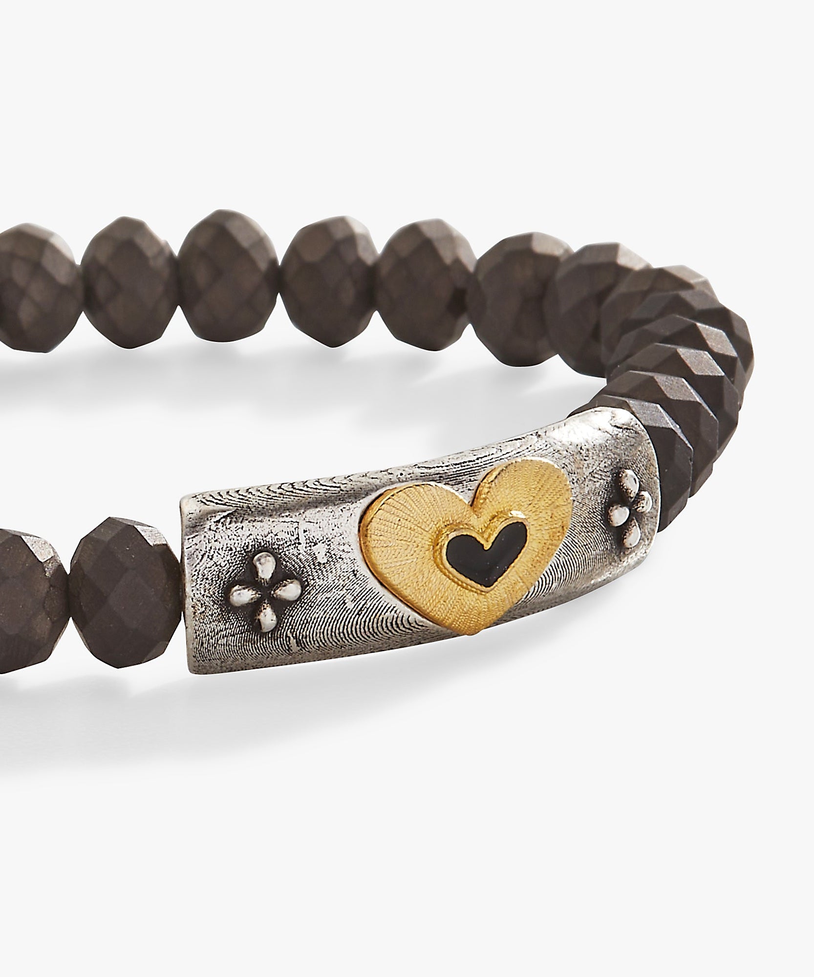 Antique Heart Stretch Bracelet