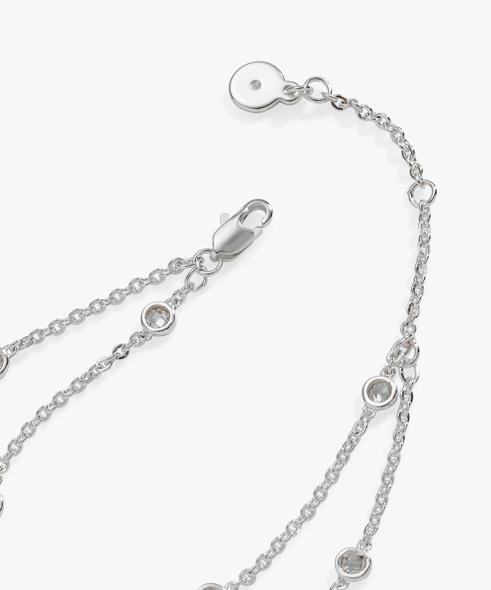 Sister Infinity Chain Double Strand Bracelet