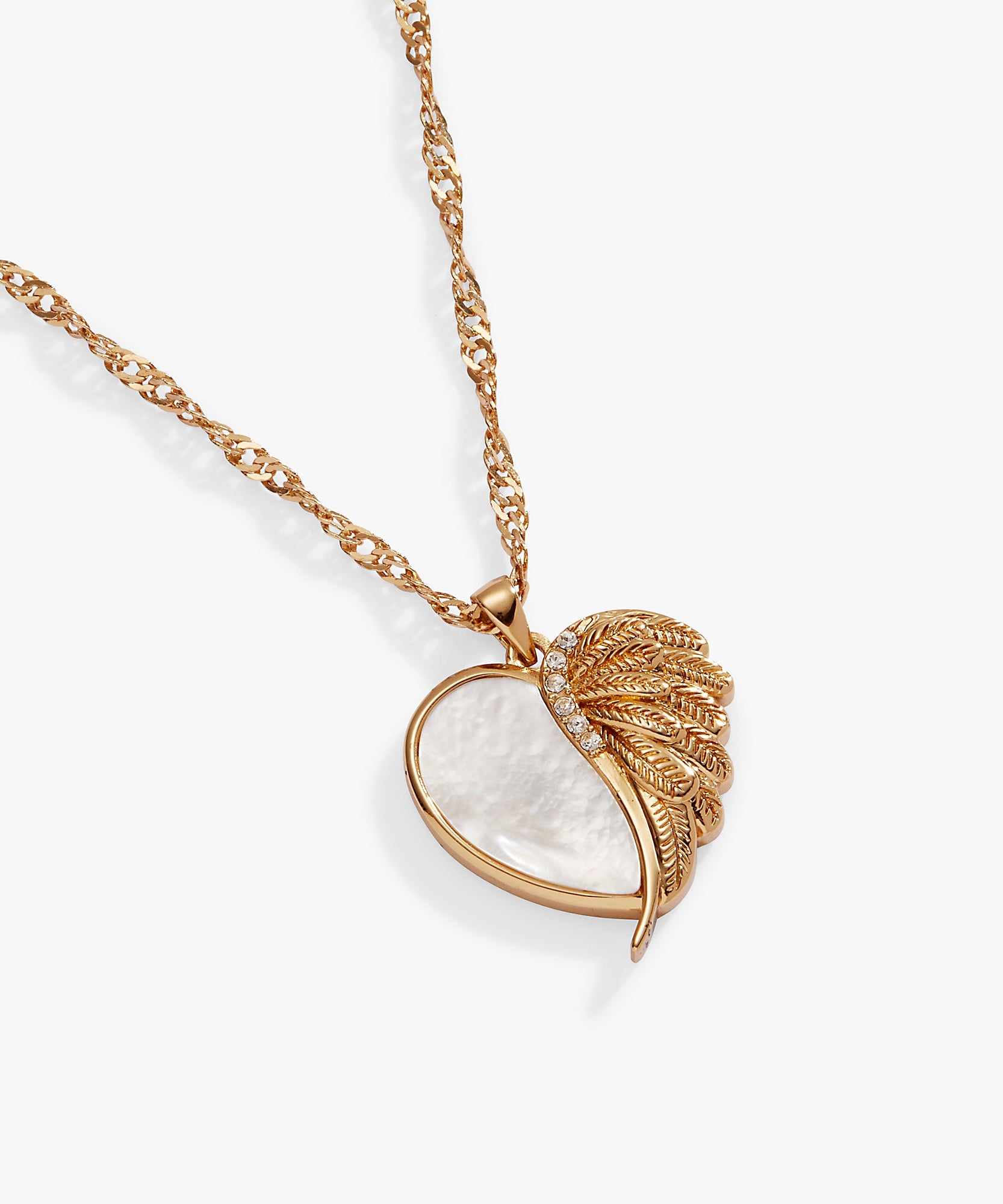 Wings of Protection Charm Necklace
