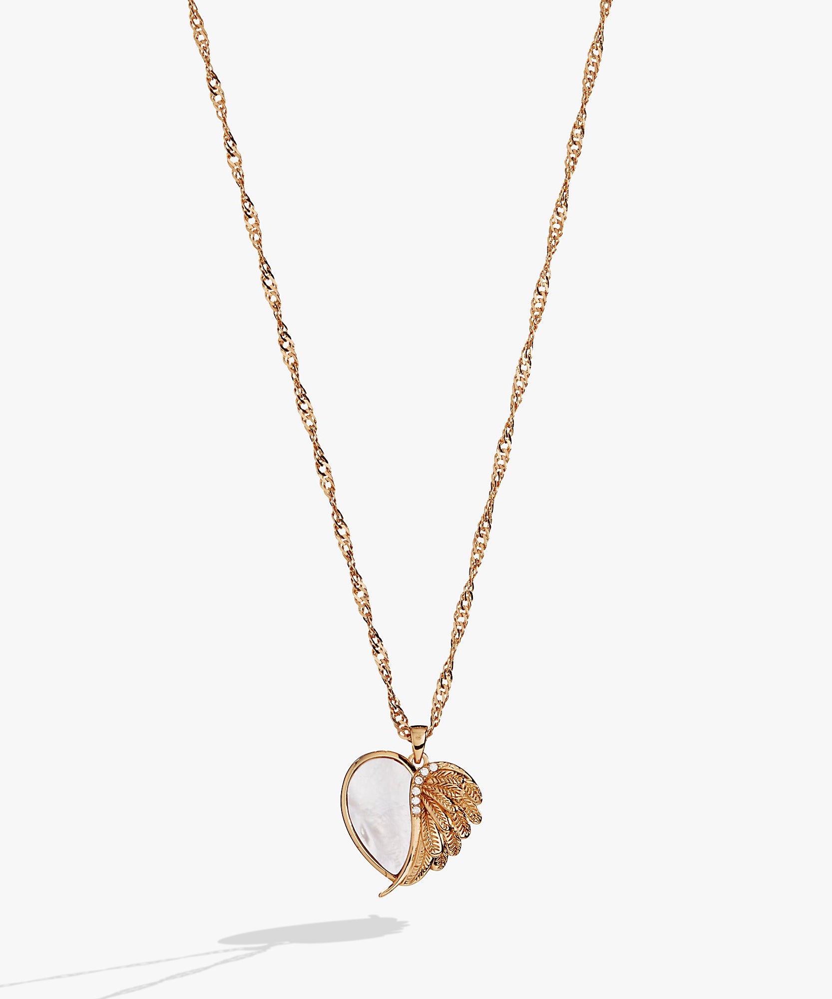 Wings of Protection Charm Necklace